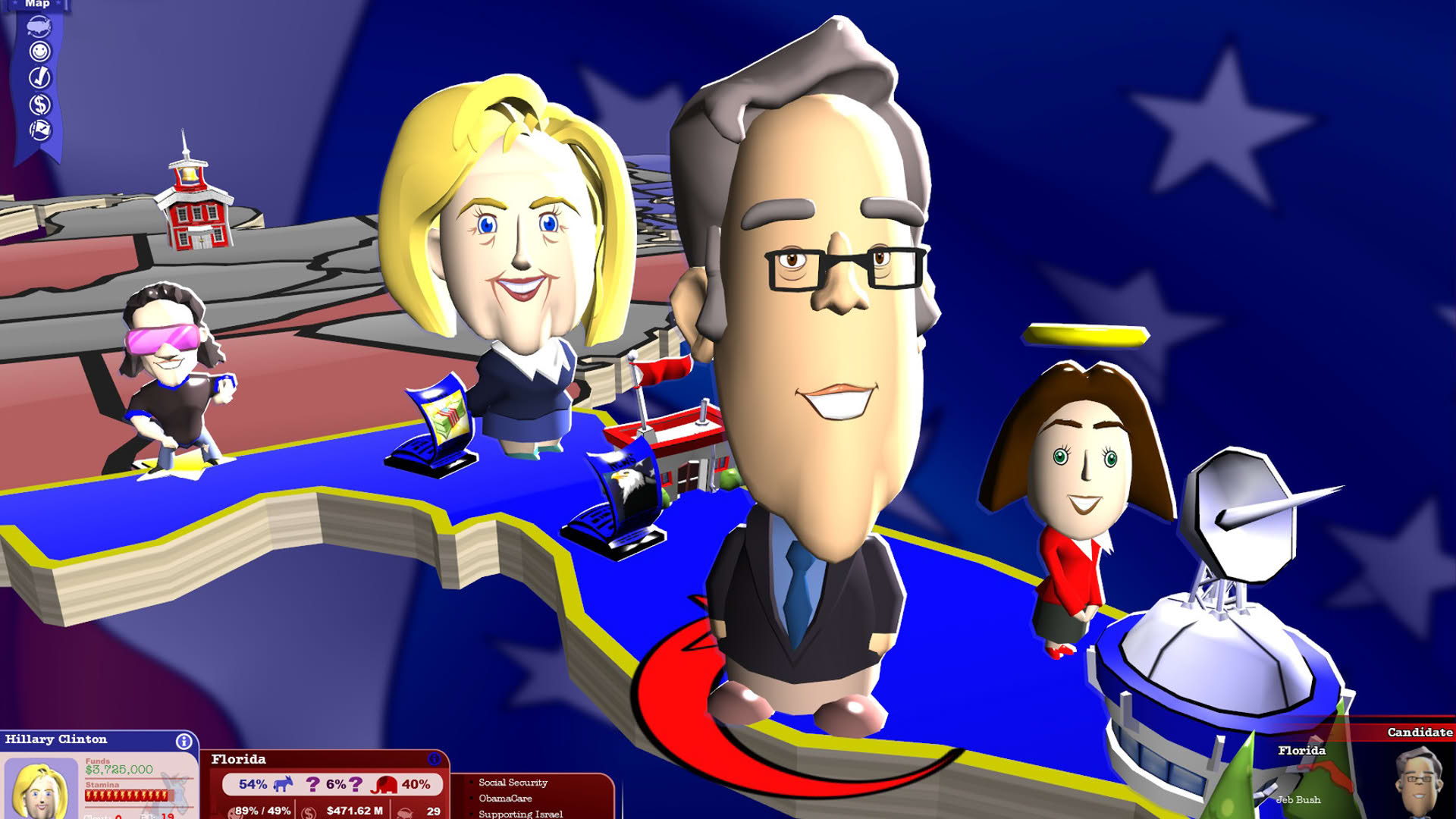 Screenshot for The Political Machine 2016