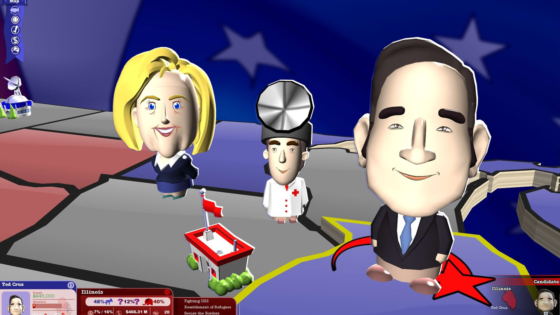 Screenshot for The Political Machine 2016