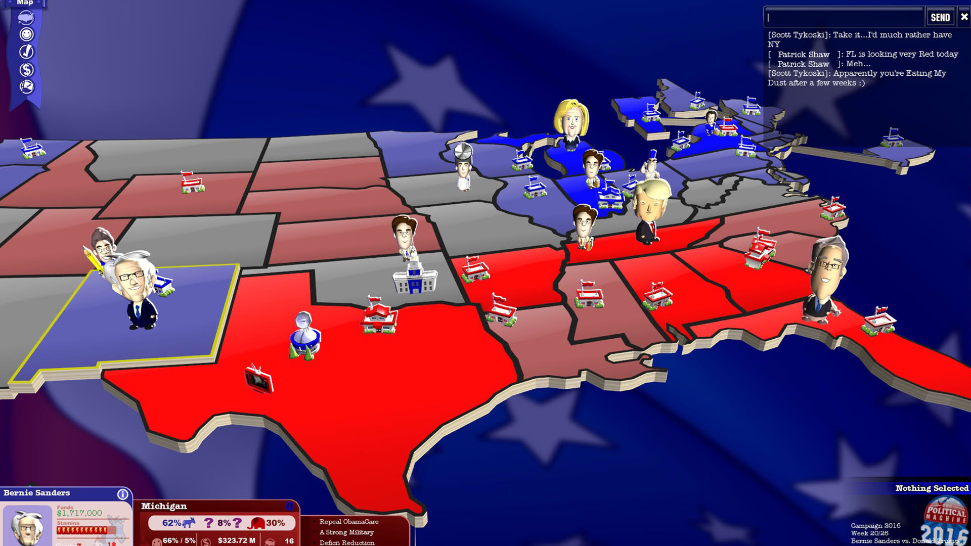 Screenshot for The Political Machine 2016