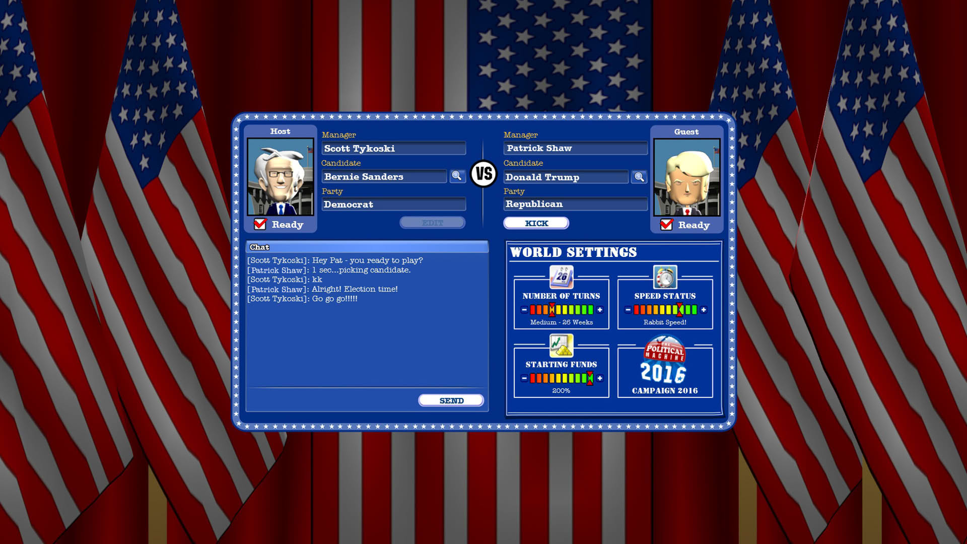 Screenshot for The Political Machine 2016