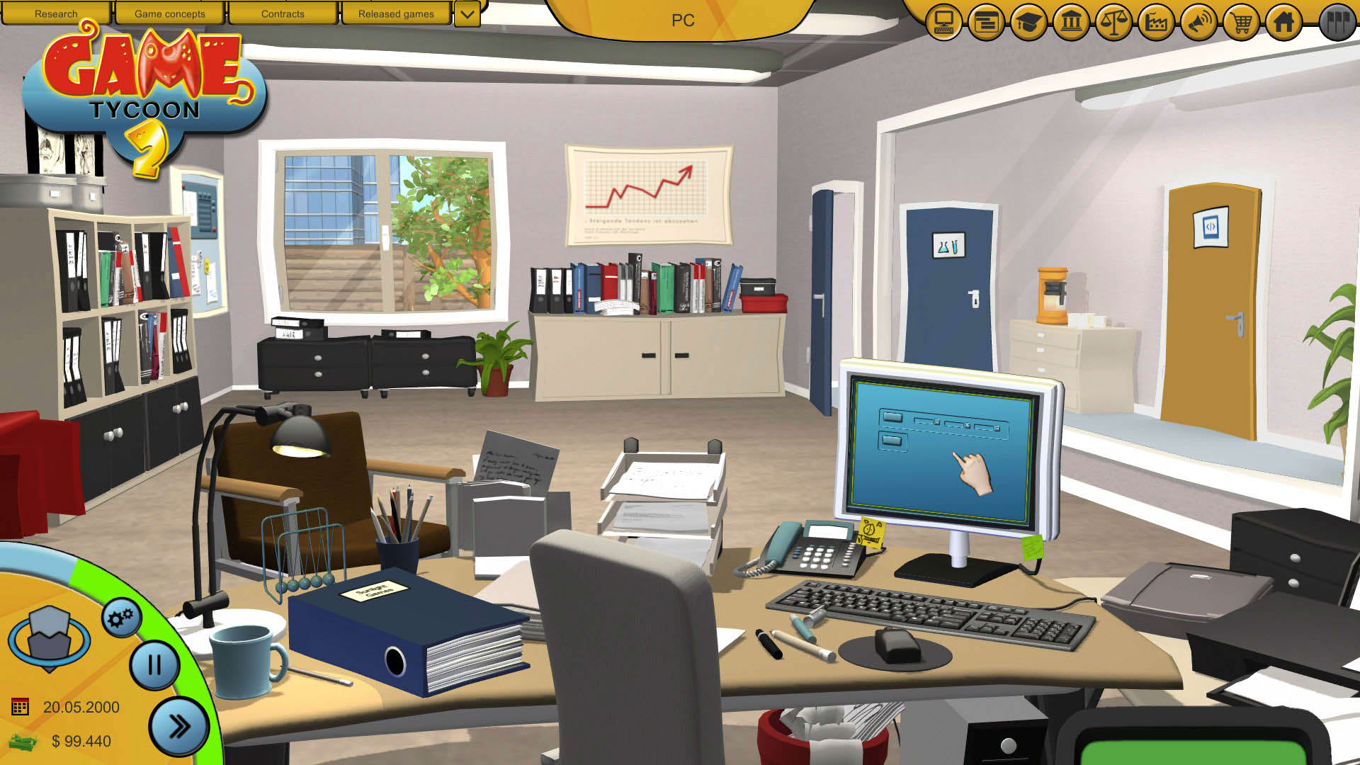 Screenshot for Game Tycoon 2