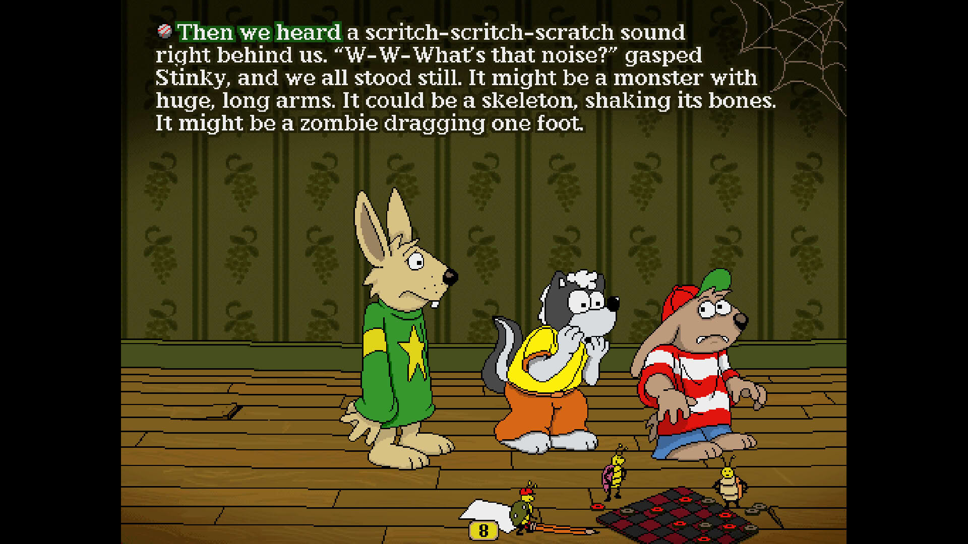 Screenshot for Living Books: Harry and the Haunted House