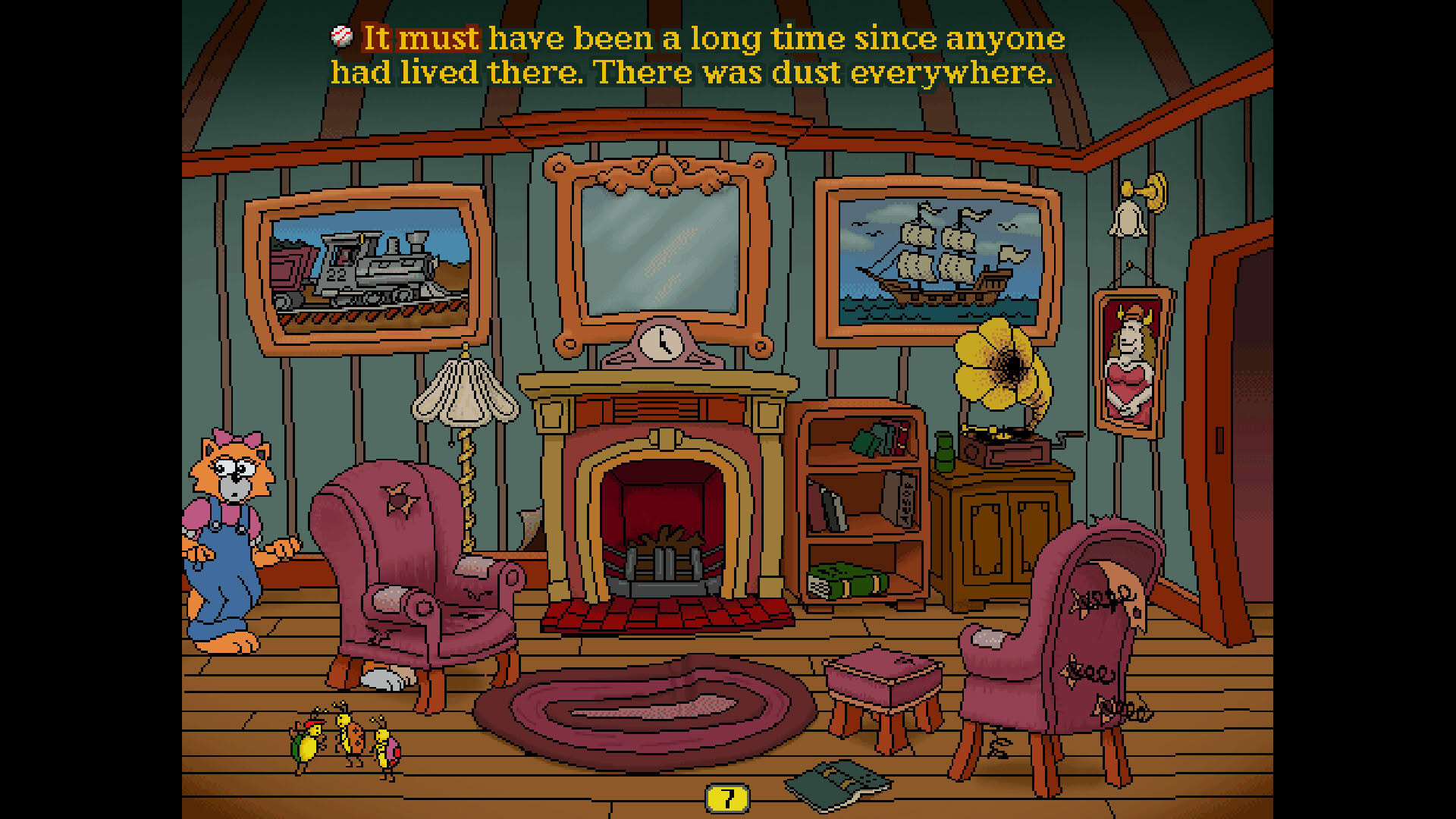 Screenshot for Living Books: Harry and the Haunted House
