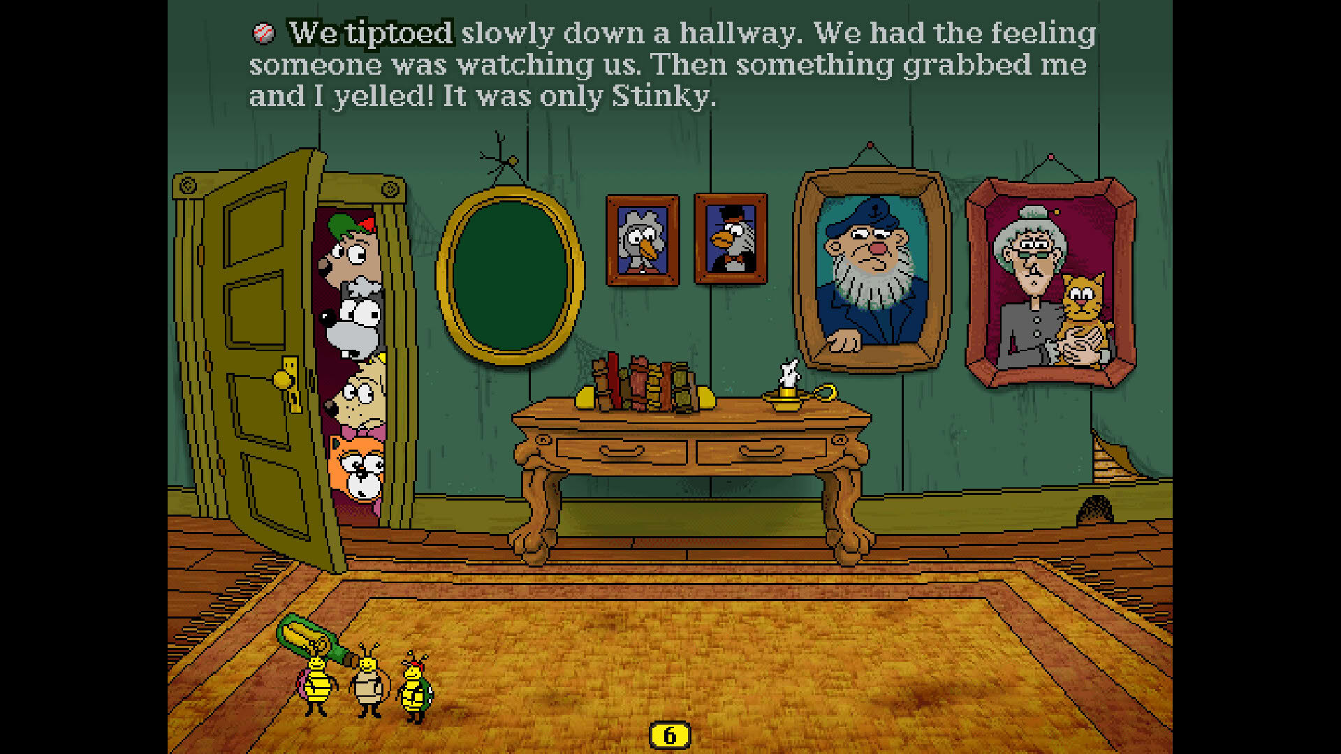 Screenshot for Living Books: Harry and the Haunted House