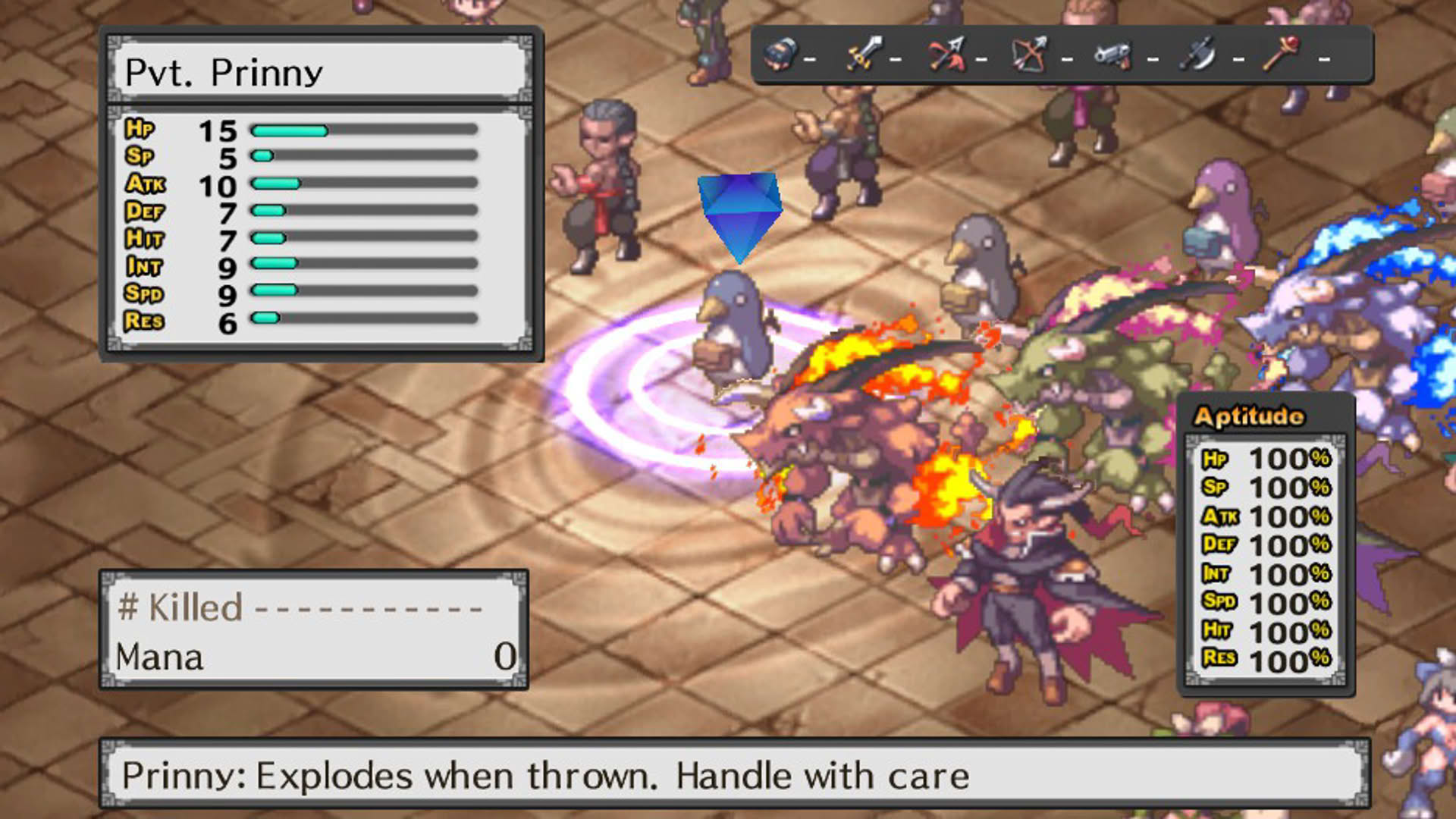 Screenshot for Disgaea: Hour of Darkness