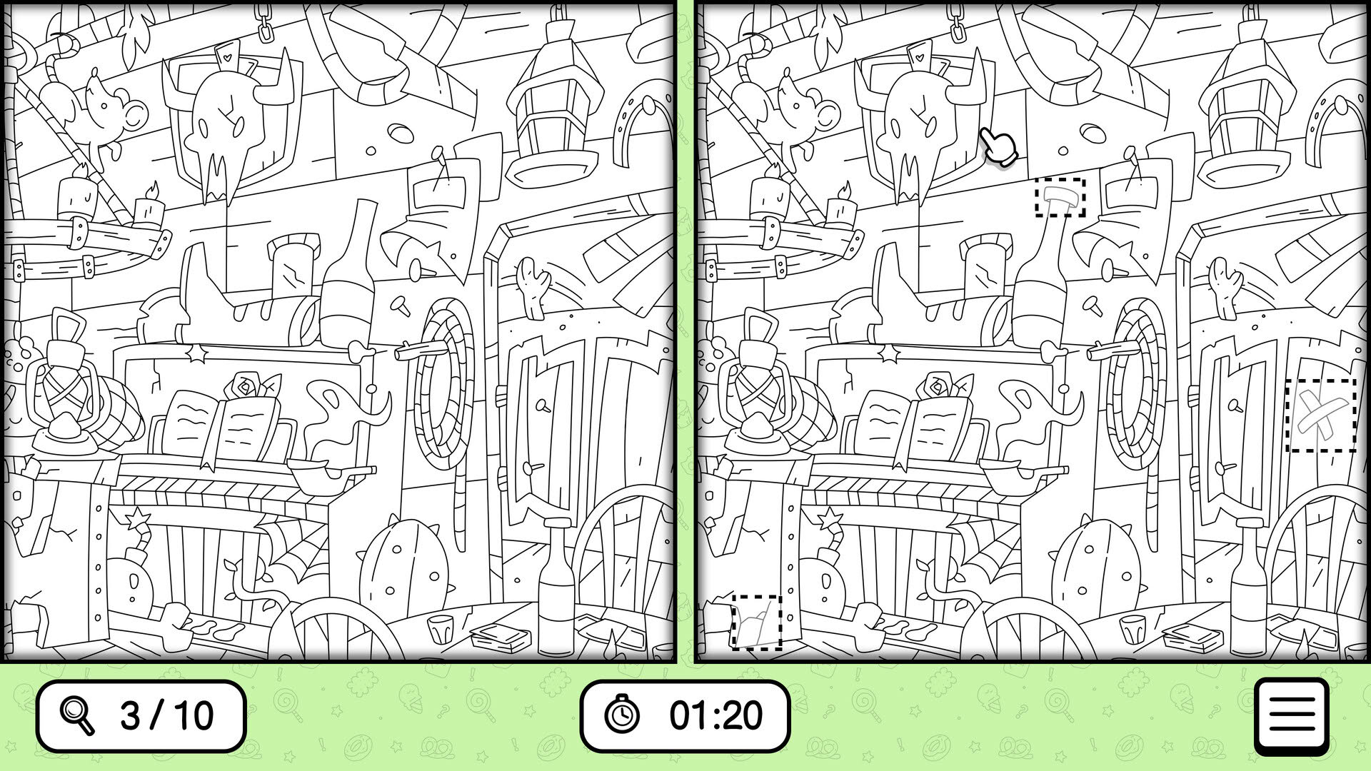 Screenshot for There's No Differences: Santa