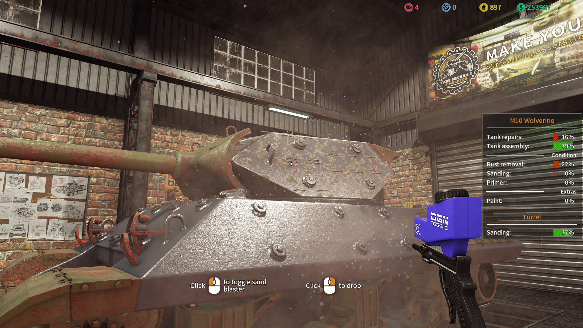 Screenshot for Tank Mechanic Simulator