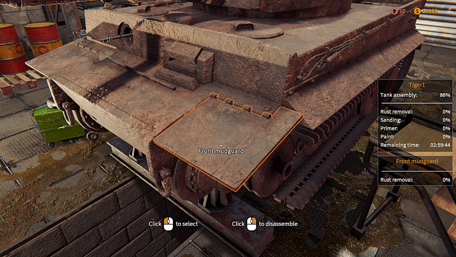 Screenshot for Tank Mechanic Simulator