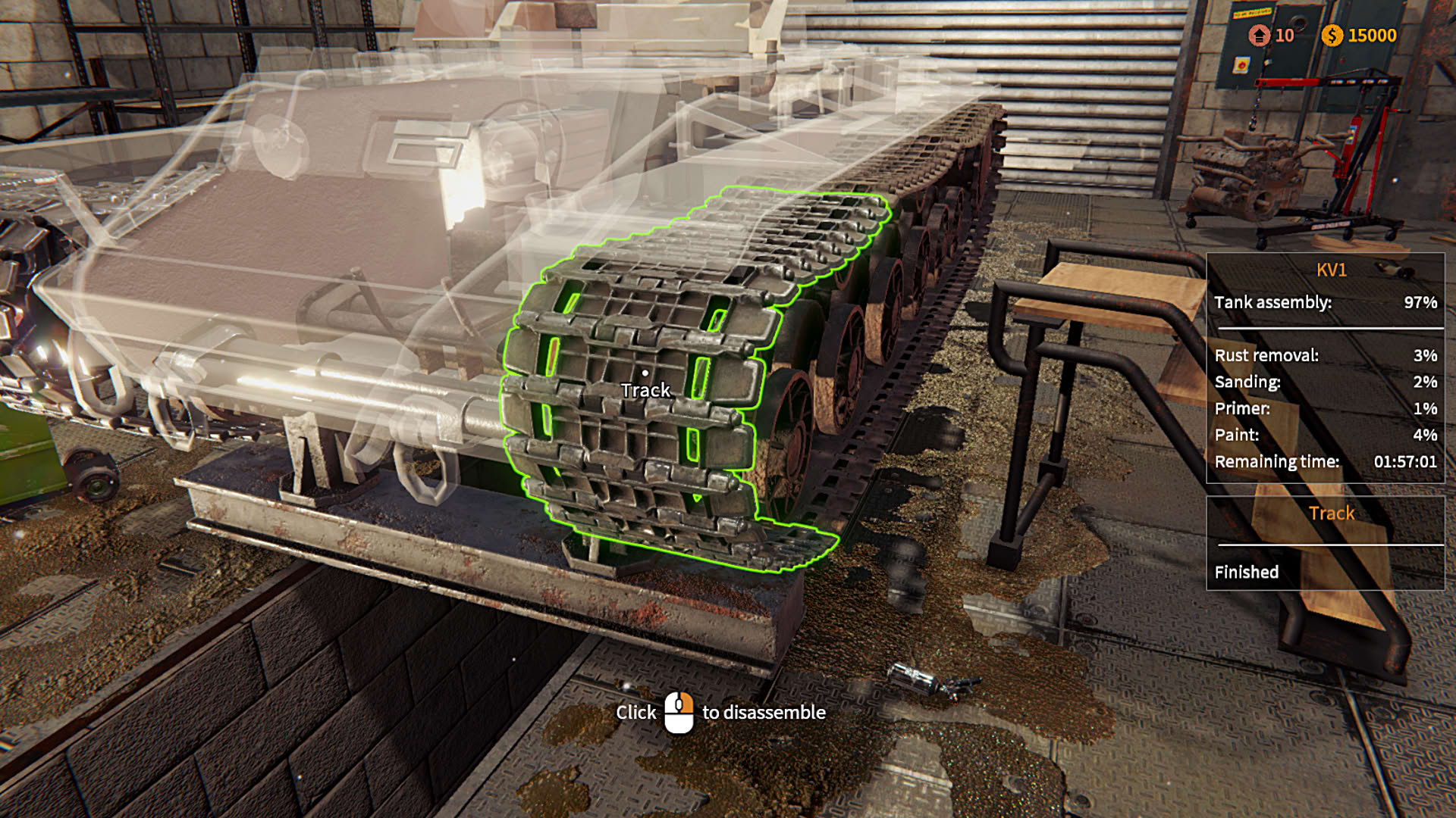 Screenshot for Tank Mechanic Simulator