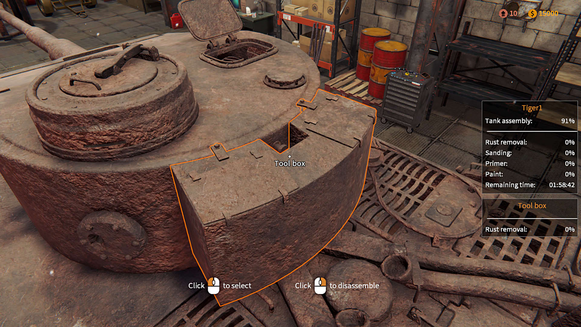 Screenshot for Tank Mechanic Simulator