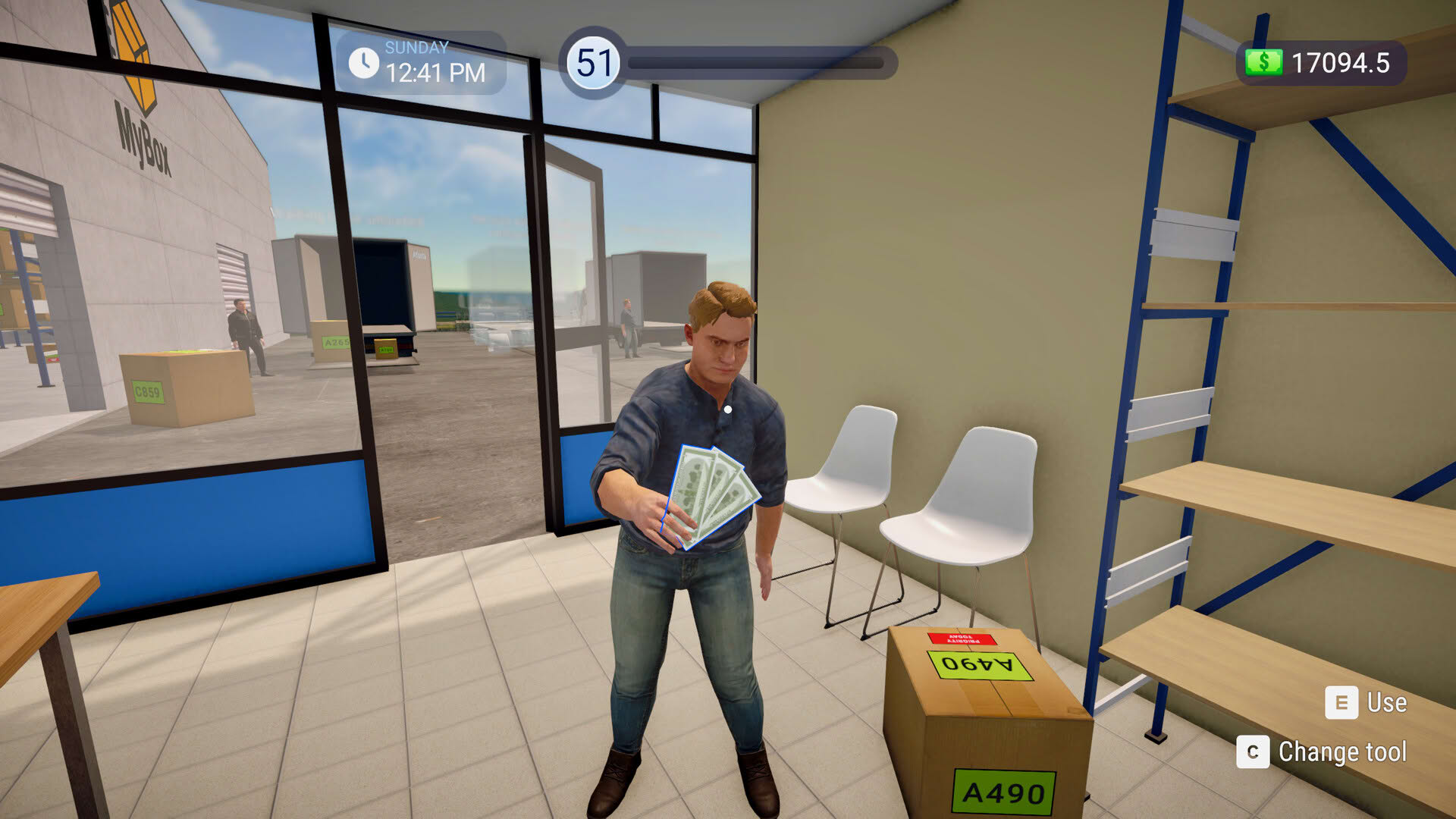 Screenshot for Parcel Delivery Simulator