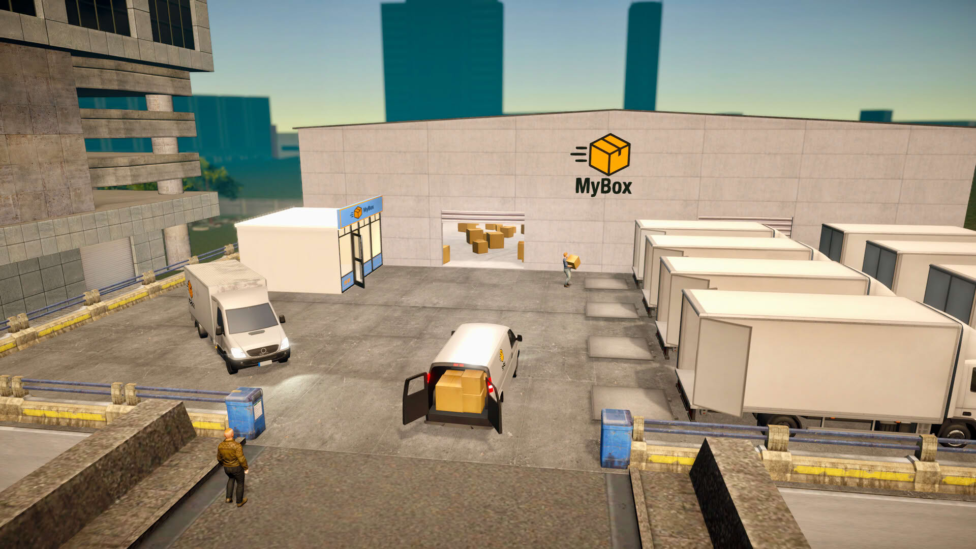 Screenshot for Parcel Delivery Simulator