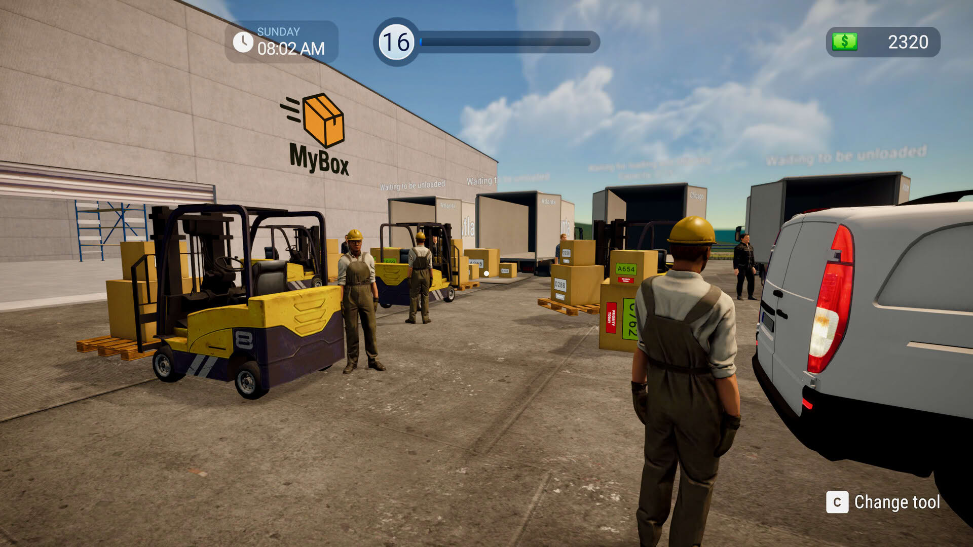 Screenshot for Parcel Delivery Simulator