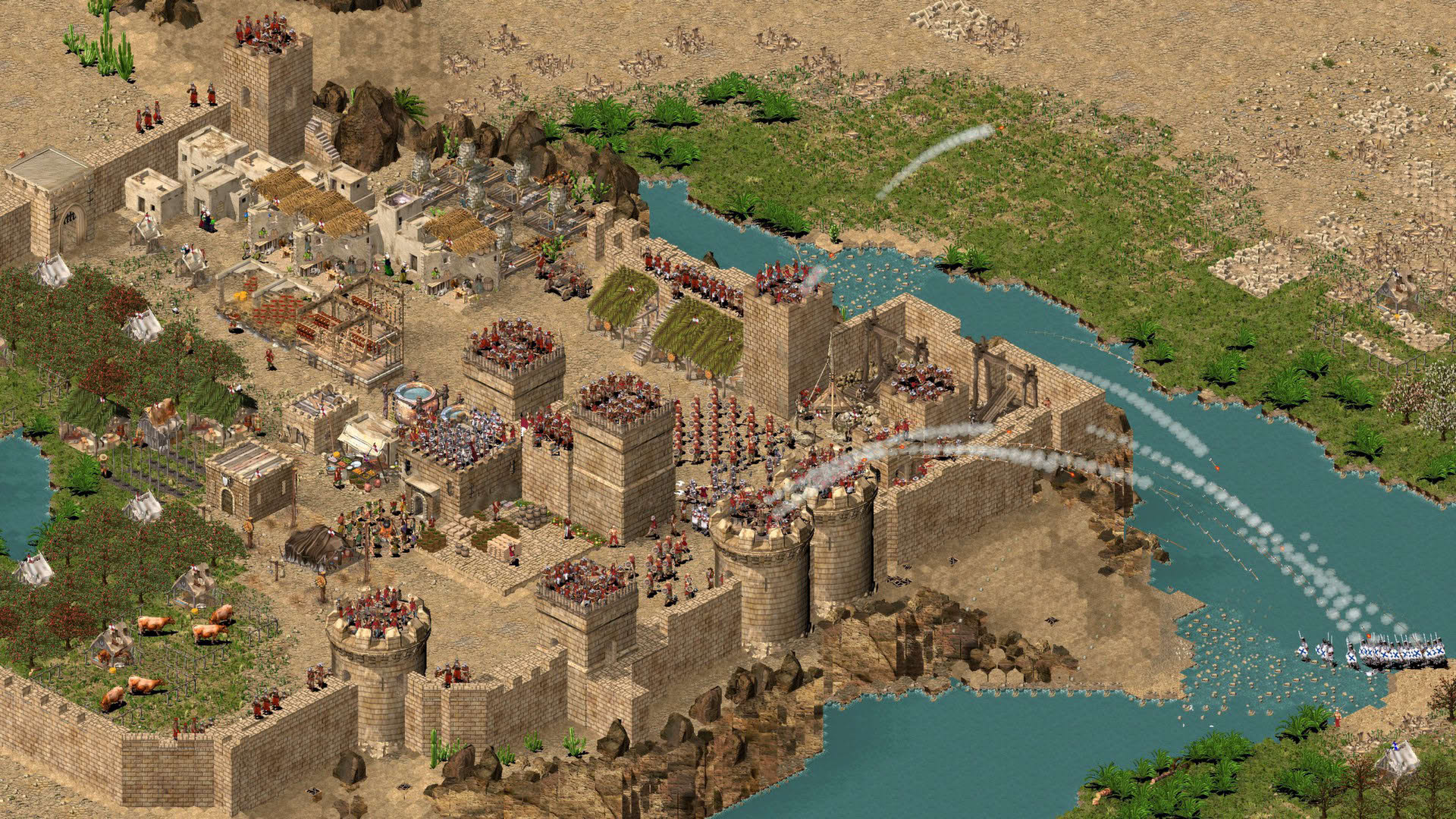 Screenshot for Stronghold Crusader HD