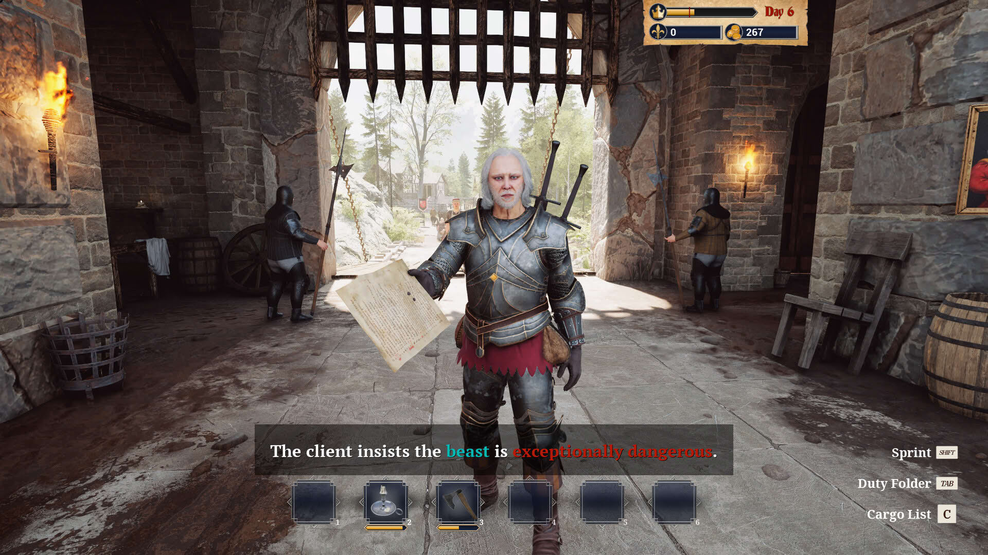Screenshot for Gate Guard Simulator