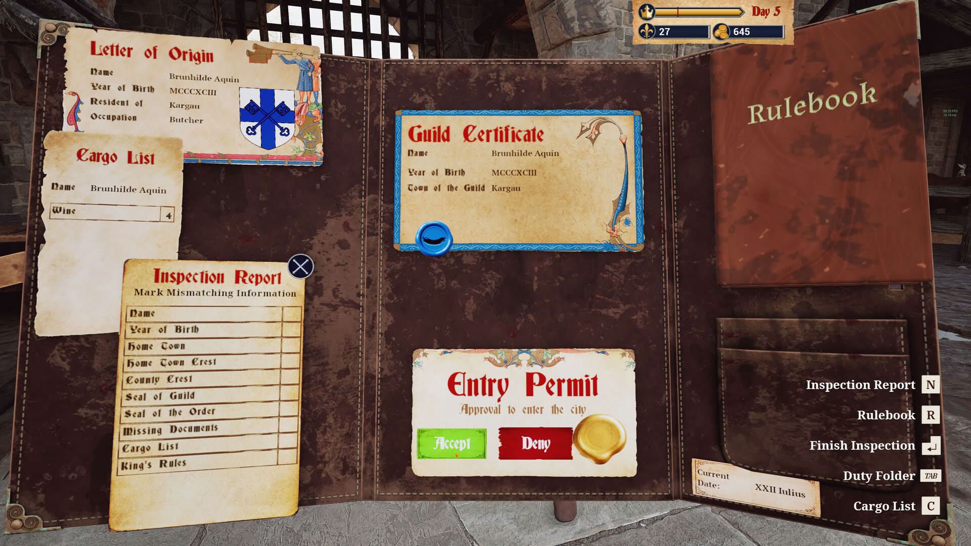 Screenshot for Gate Guard Simulator