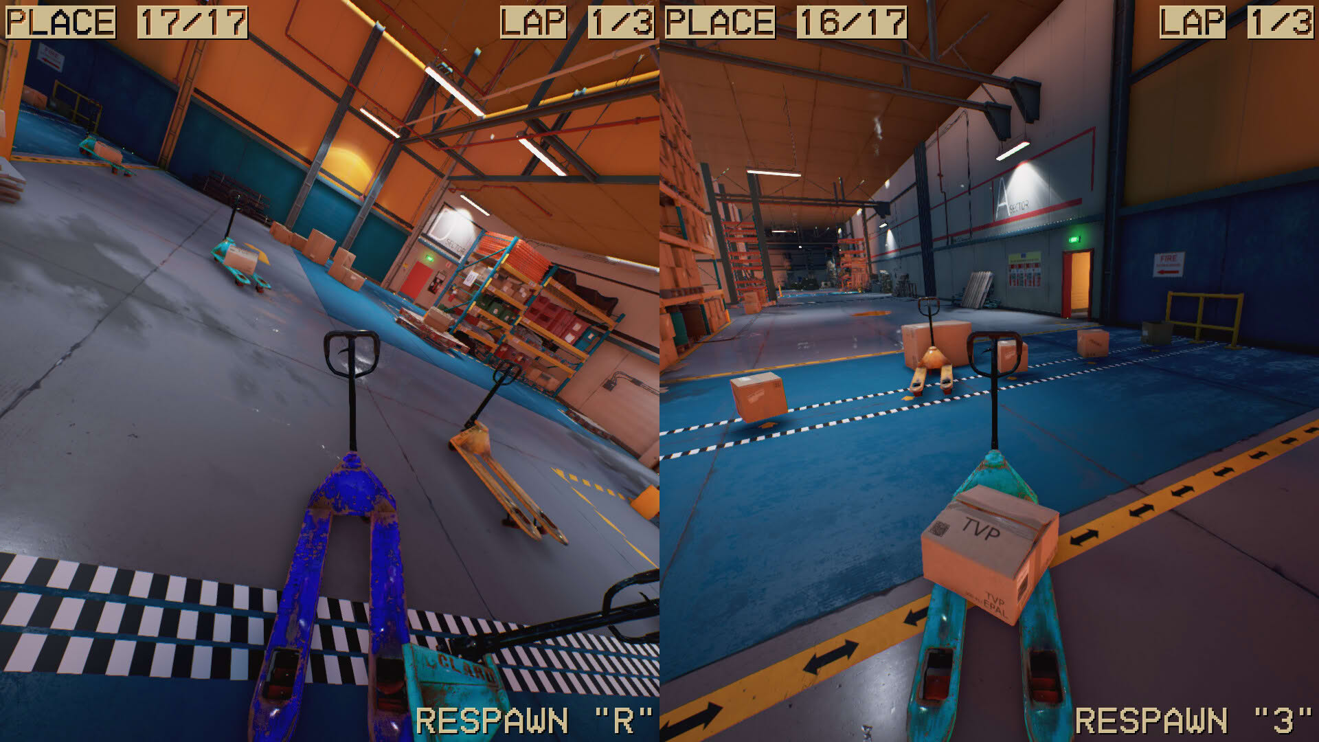 Screenshot for Pallet Jack Racing