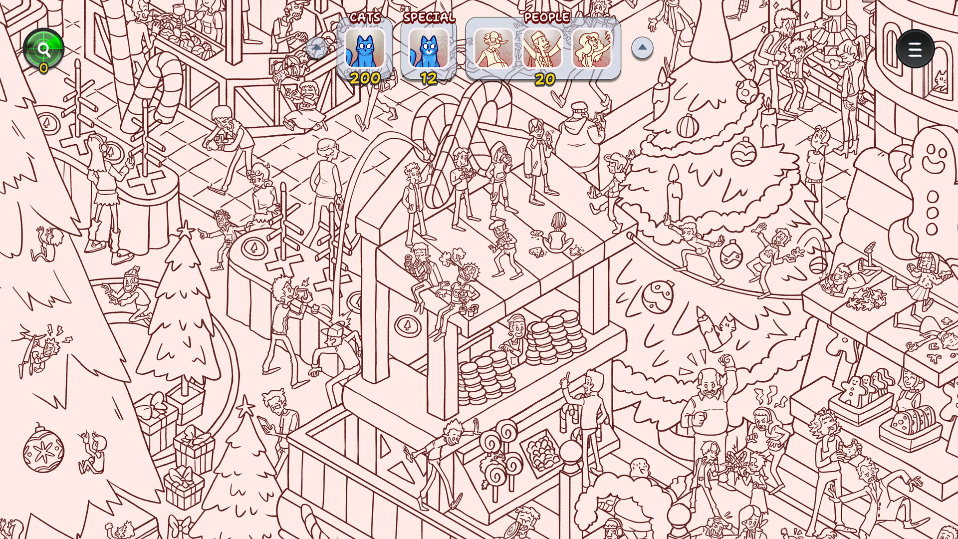 Screenshot for Hidden Cats in Christmas