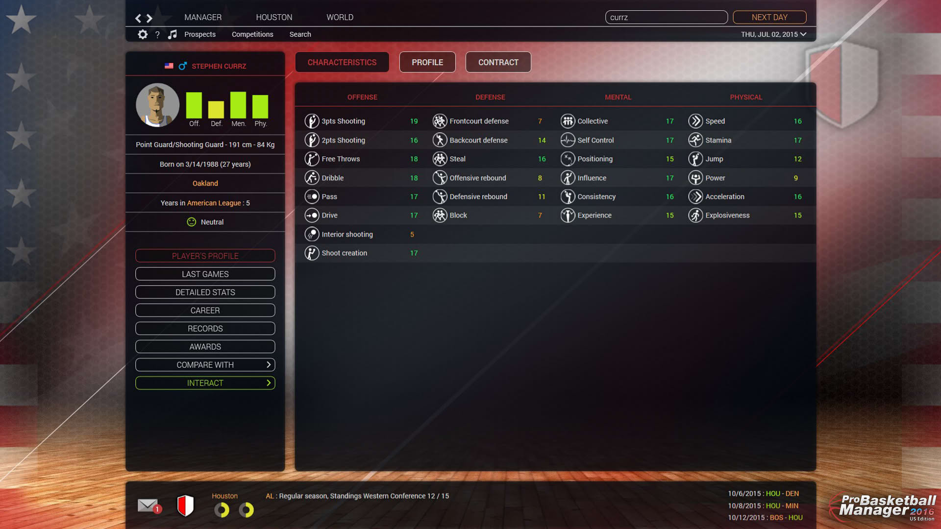 Screenshot for Pro Basketball Manager 2016