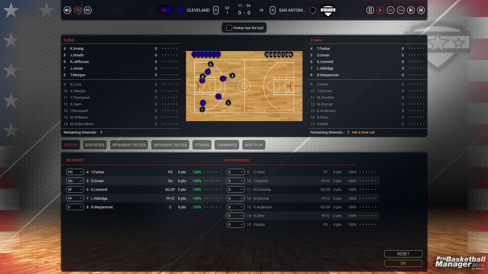 Screenshot for Pro Basketball Manager 2016