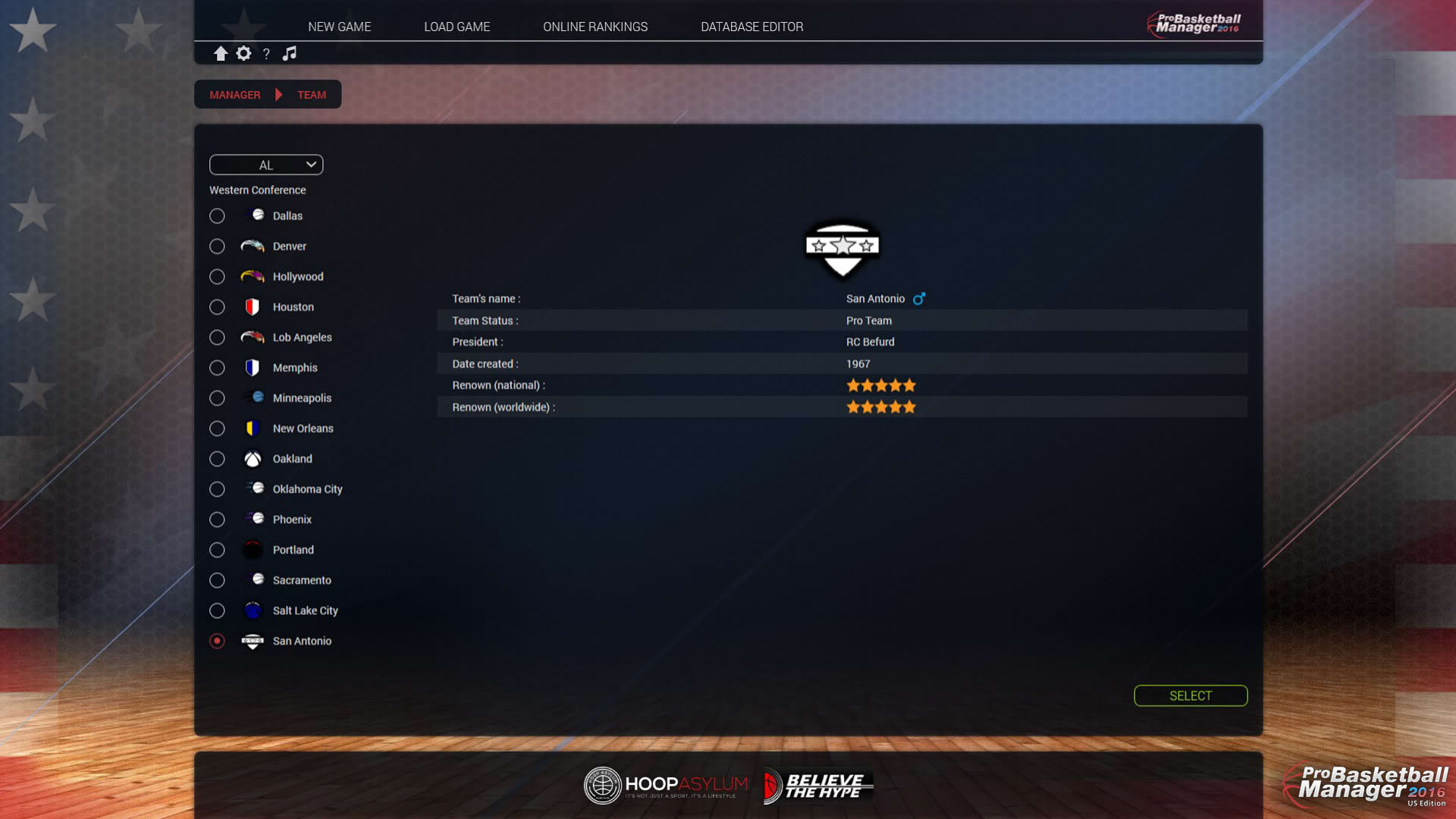 Screenshot for Pro Basketball Manager 2016