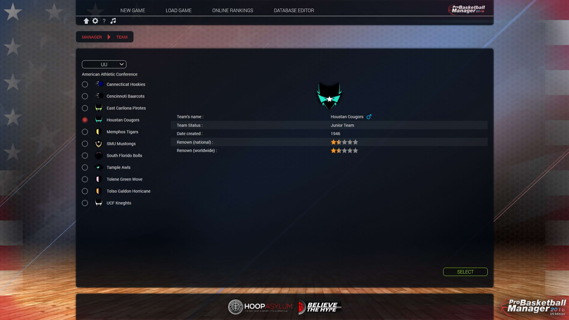 Screenshot for Pro Basketball Manager 2016