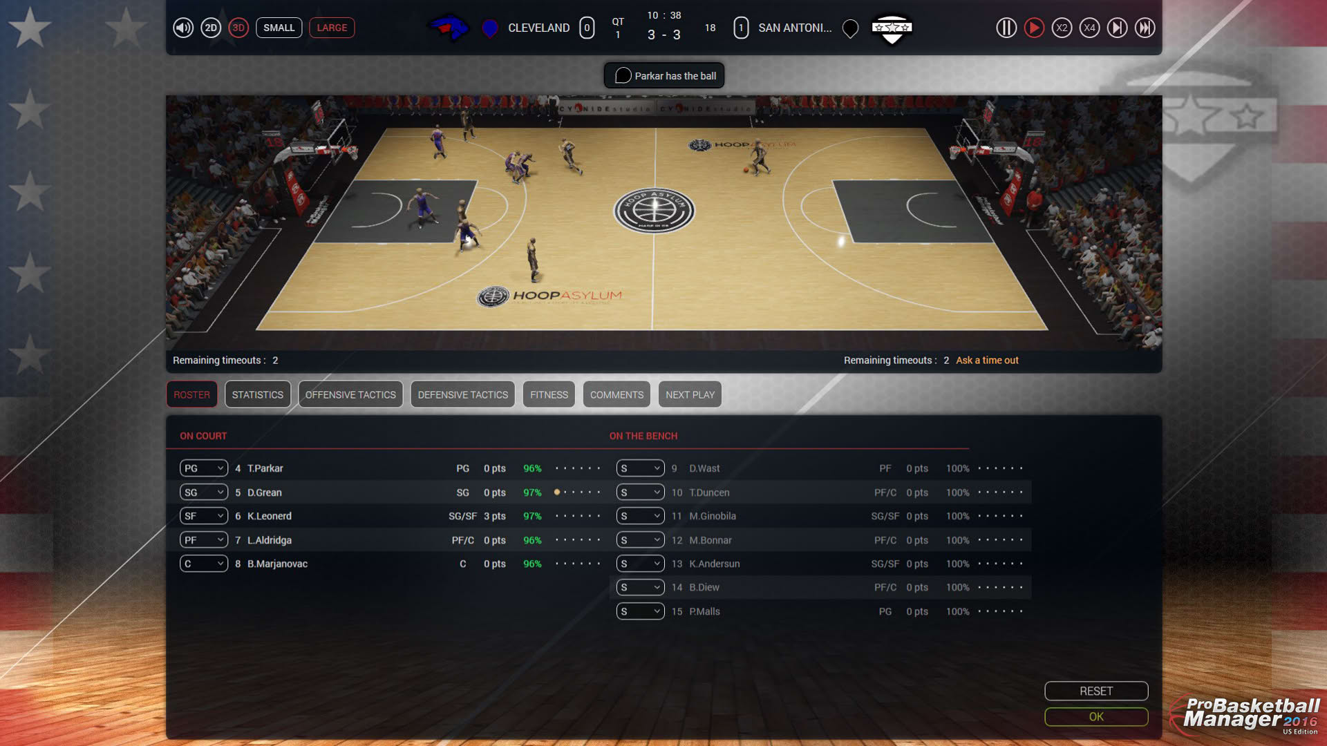 Screenshot for Pro Basketball Manager 2016