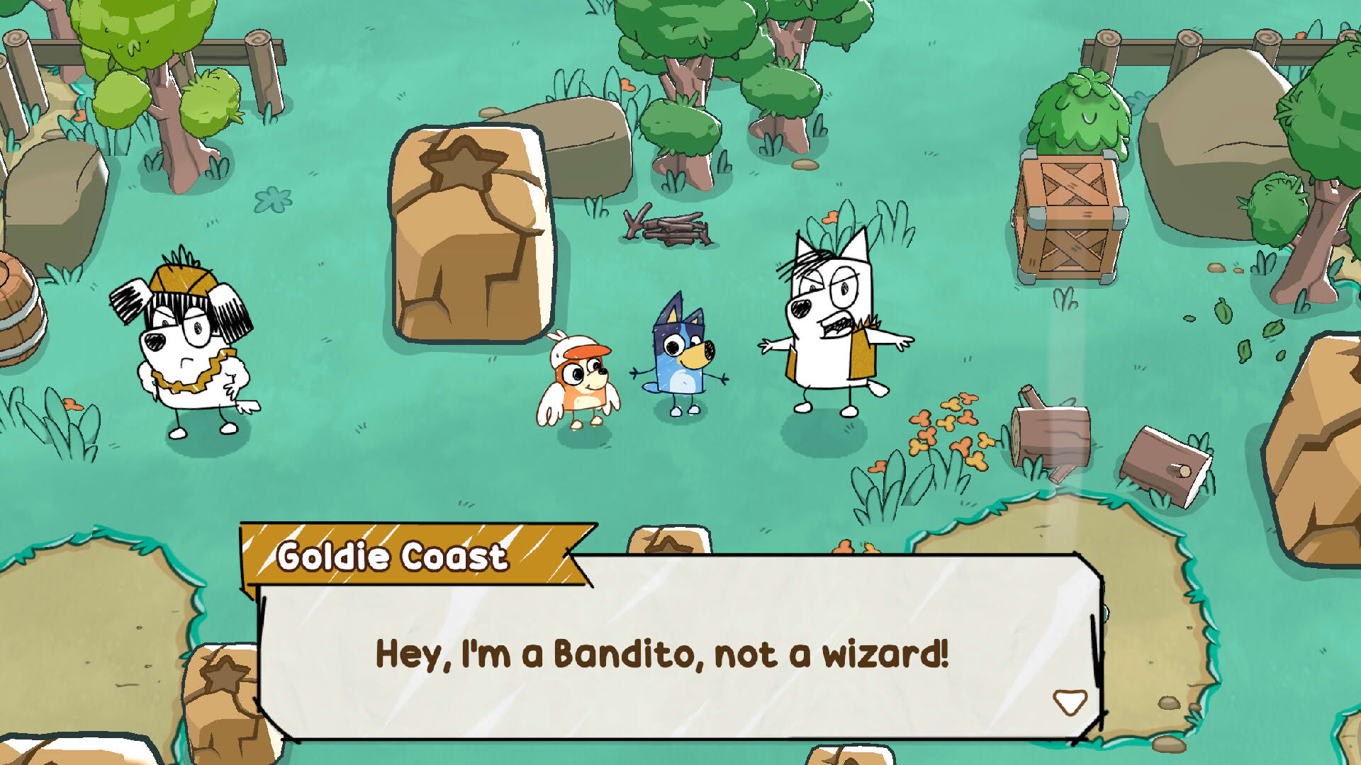 Screenshot for Bluey's Quest for the Gold Pen