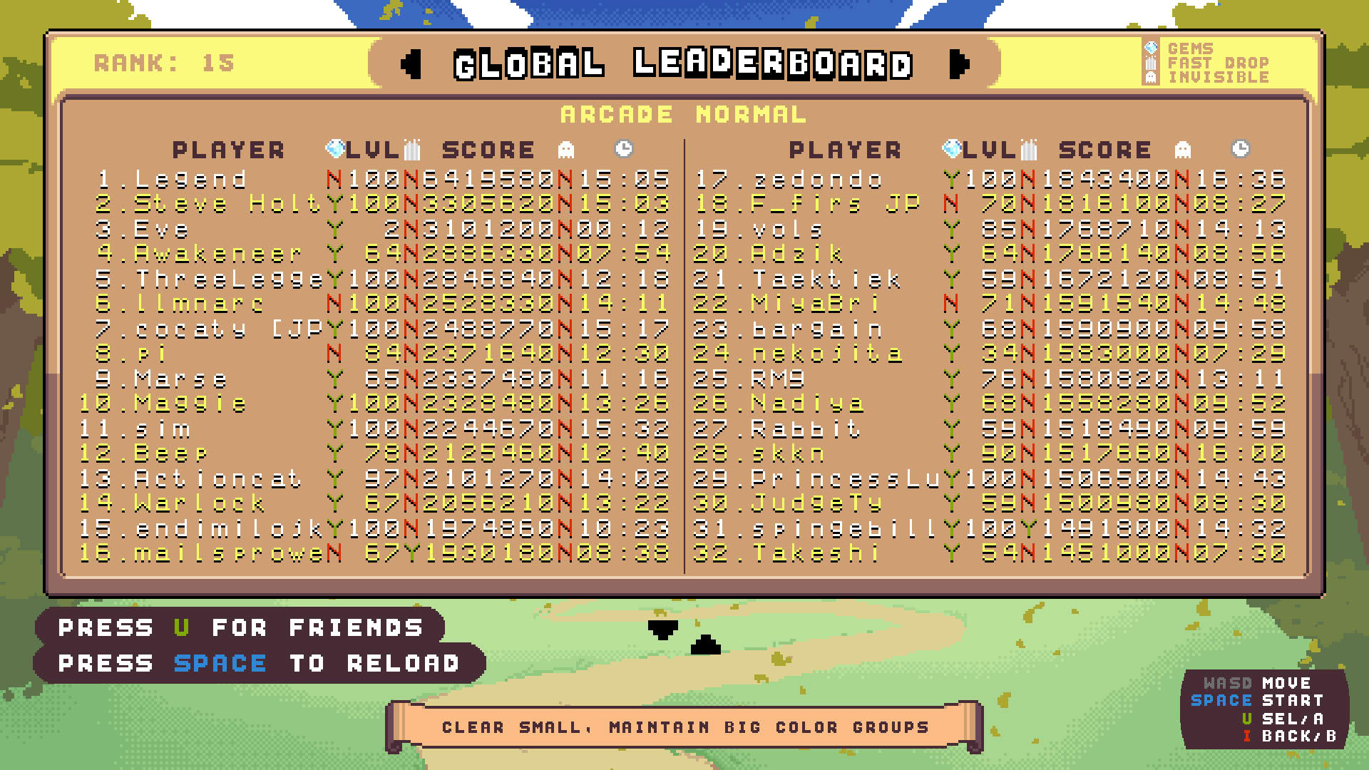Screenshot for Raining Blobs