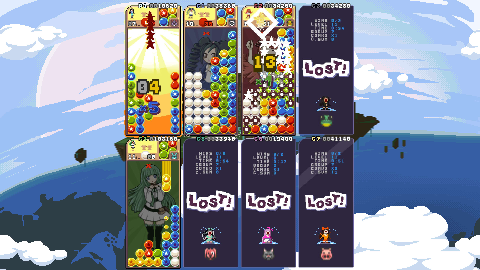 Screenshot for Raining Blobs