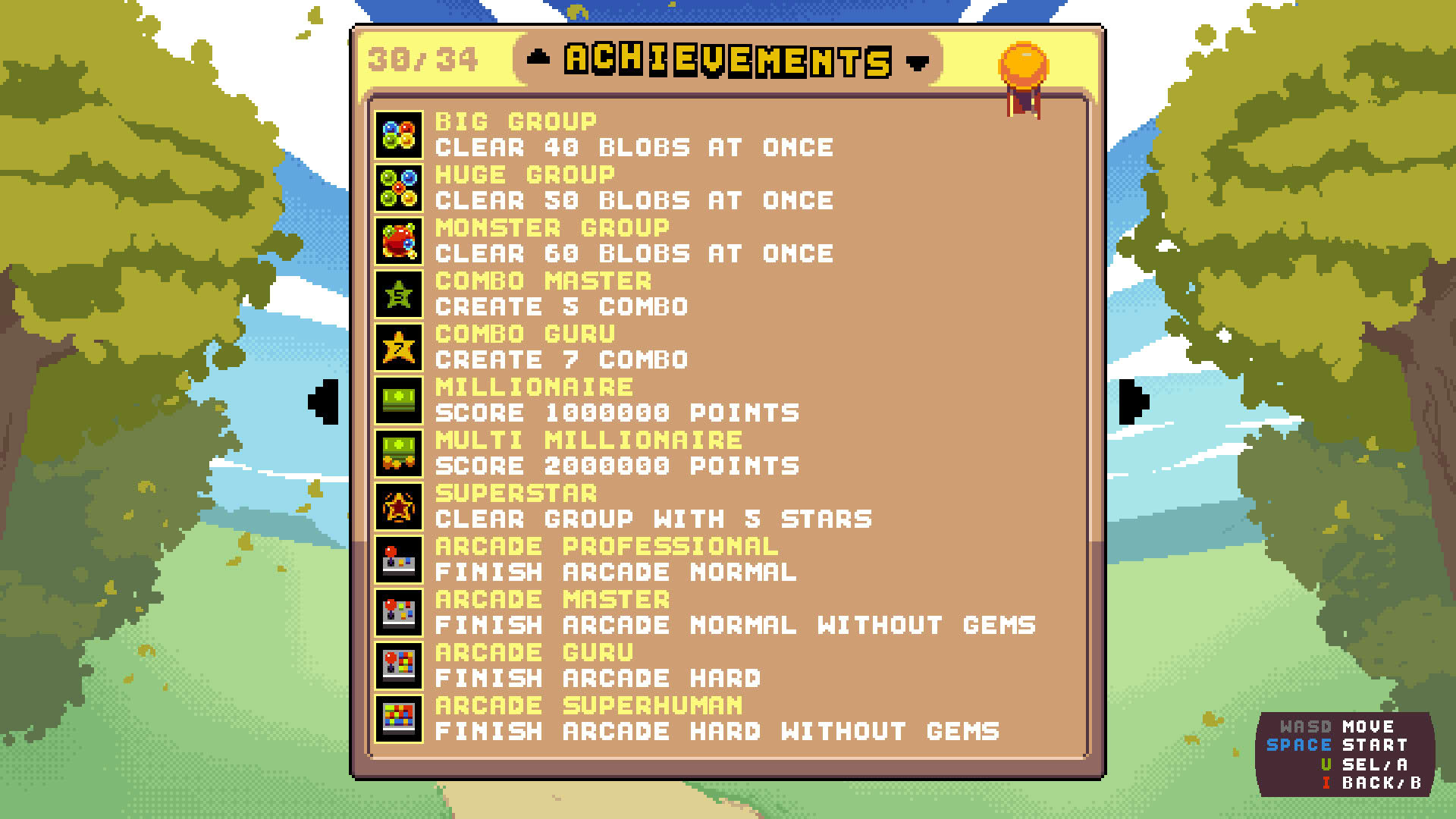 Screenshot for Raining Blobs