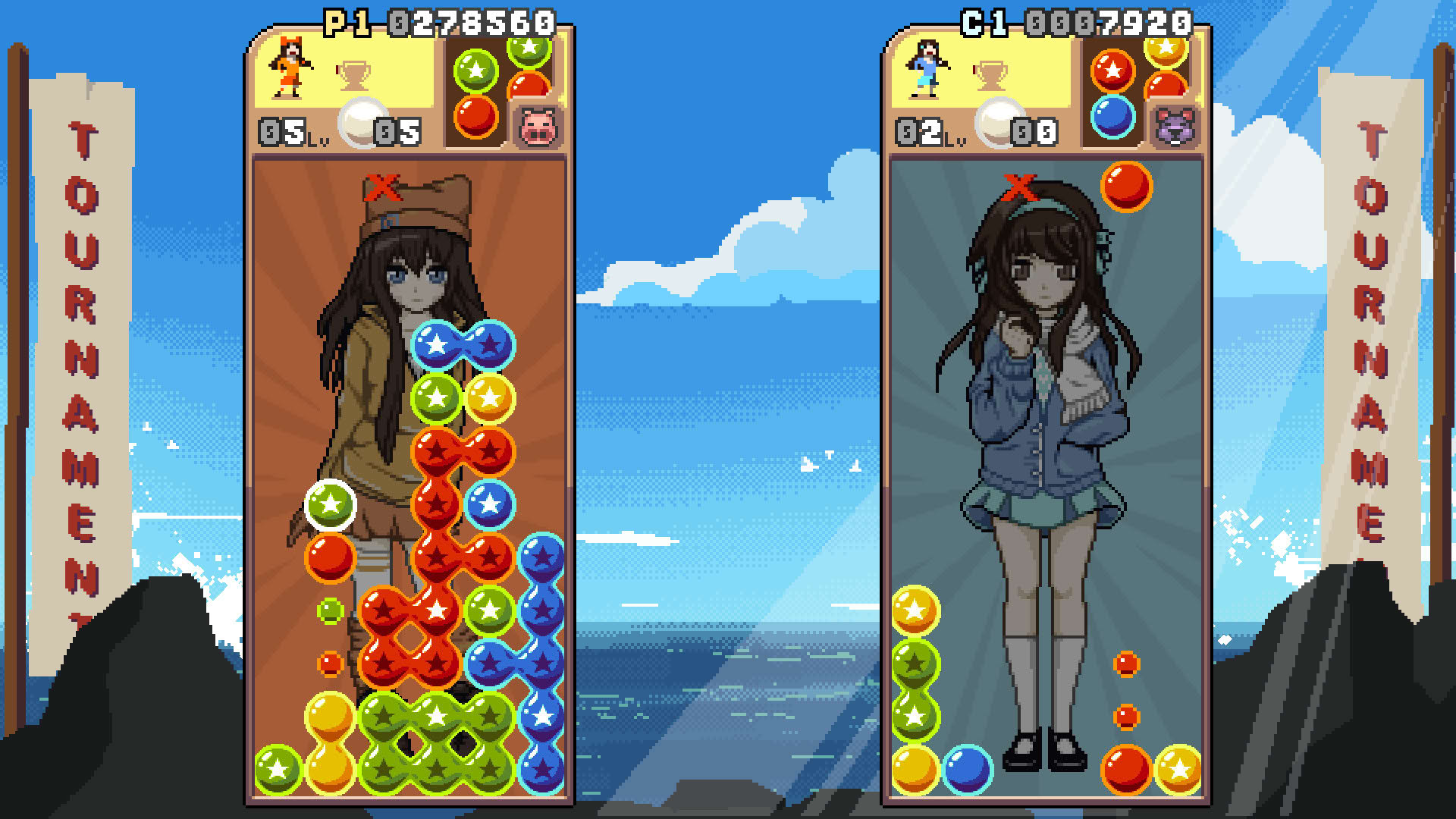 Screenshot for Raining Blobs