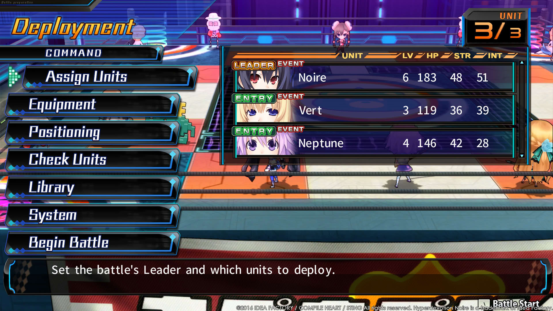 Screenshot for Hyperdevotion Noire: Goddess Black Heart