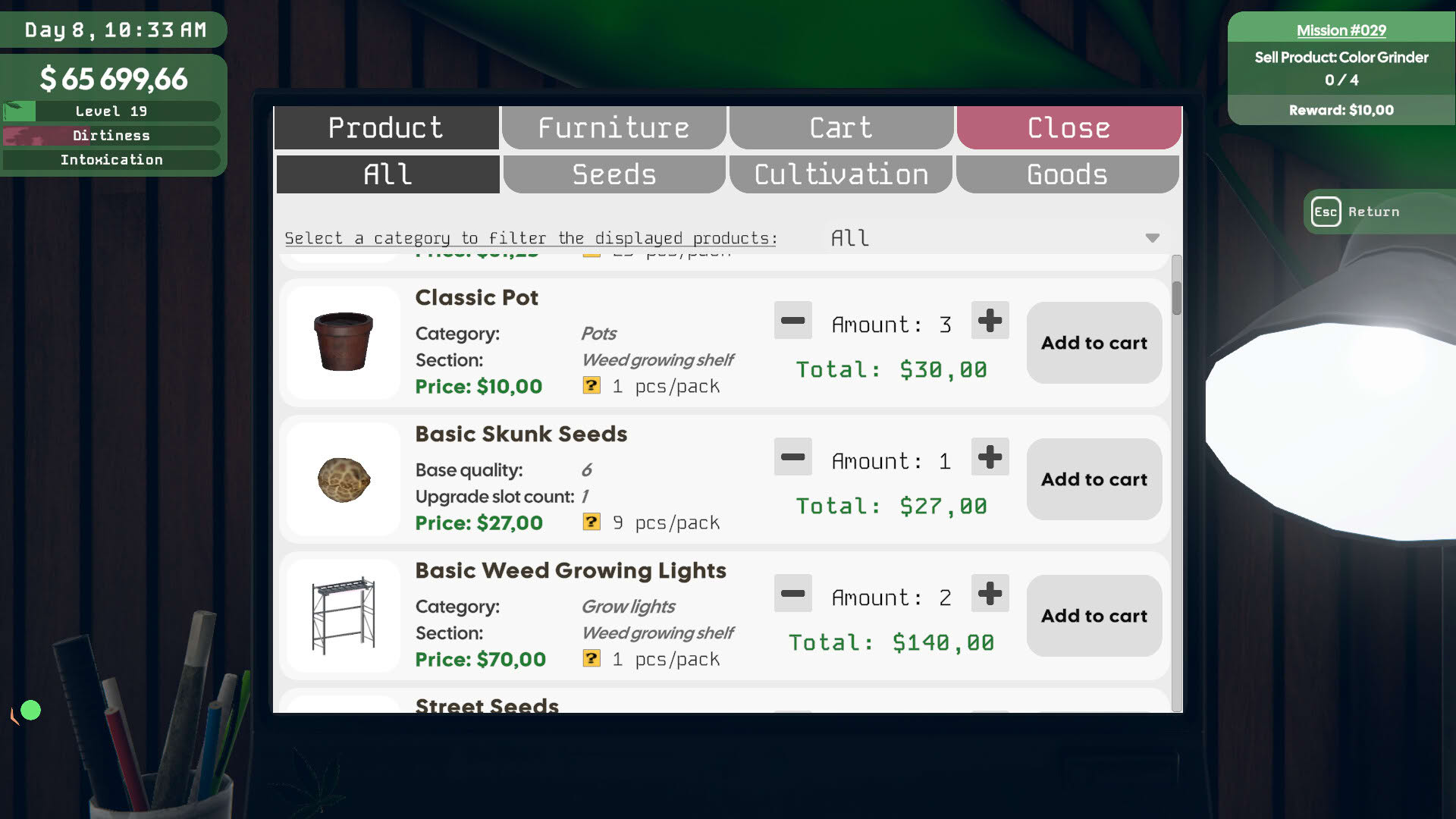 Screenshot for Weed Supermarket Simulator