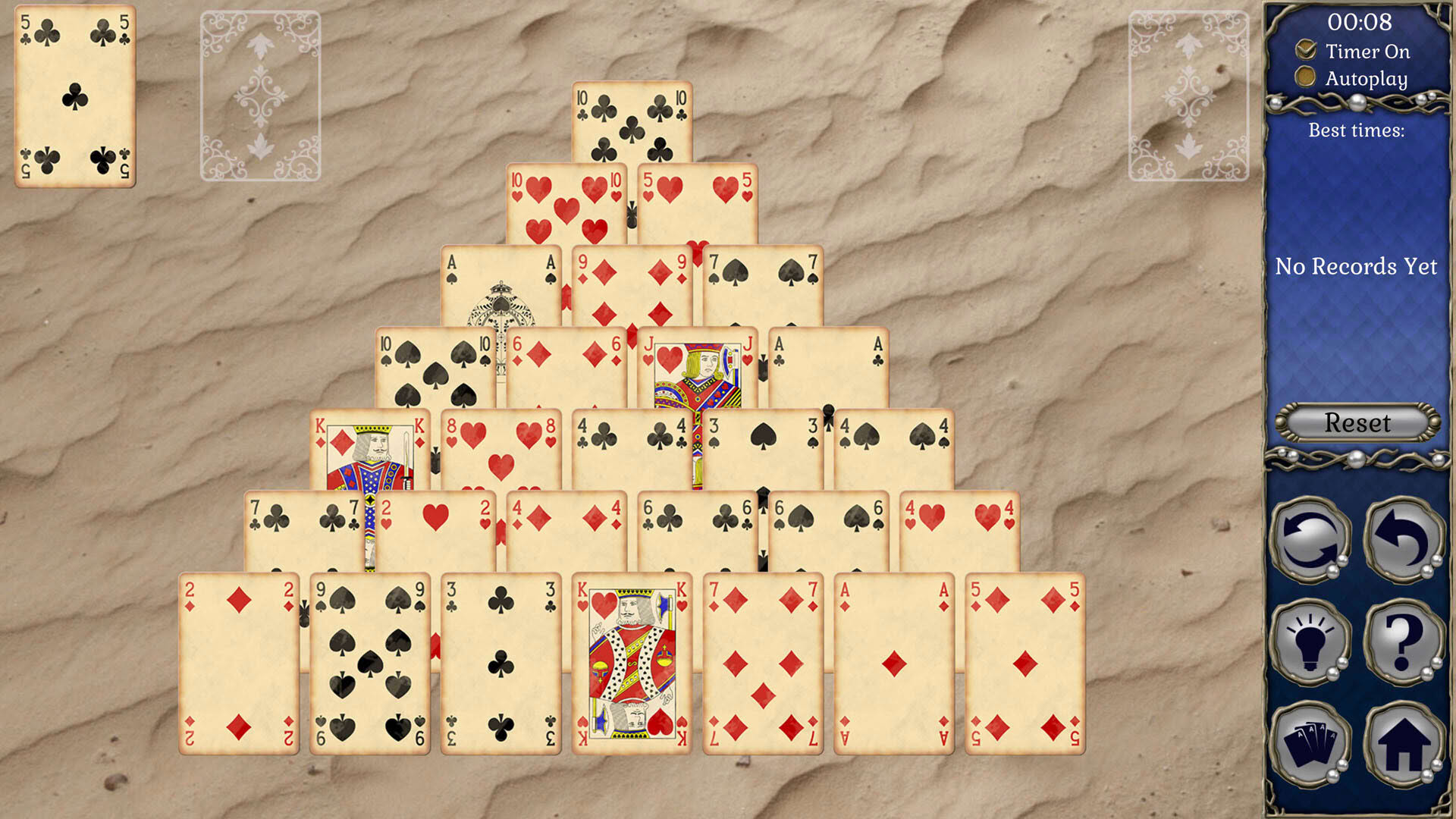 Screenshot for Jewel Match Atlantis Solitaire 5: Collector's Edition