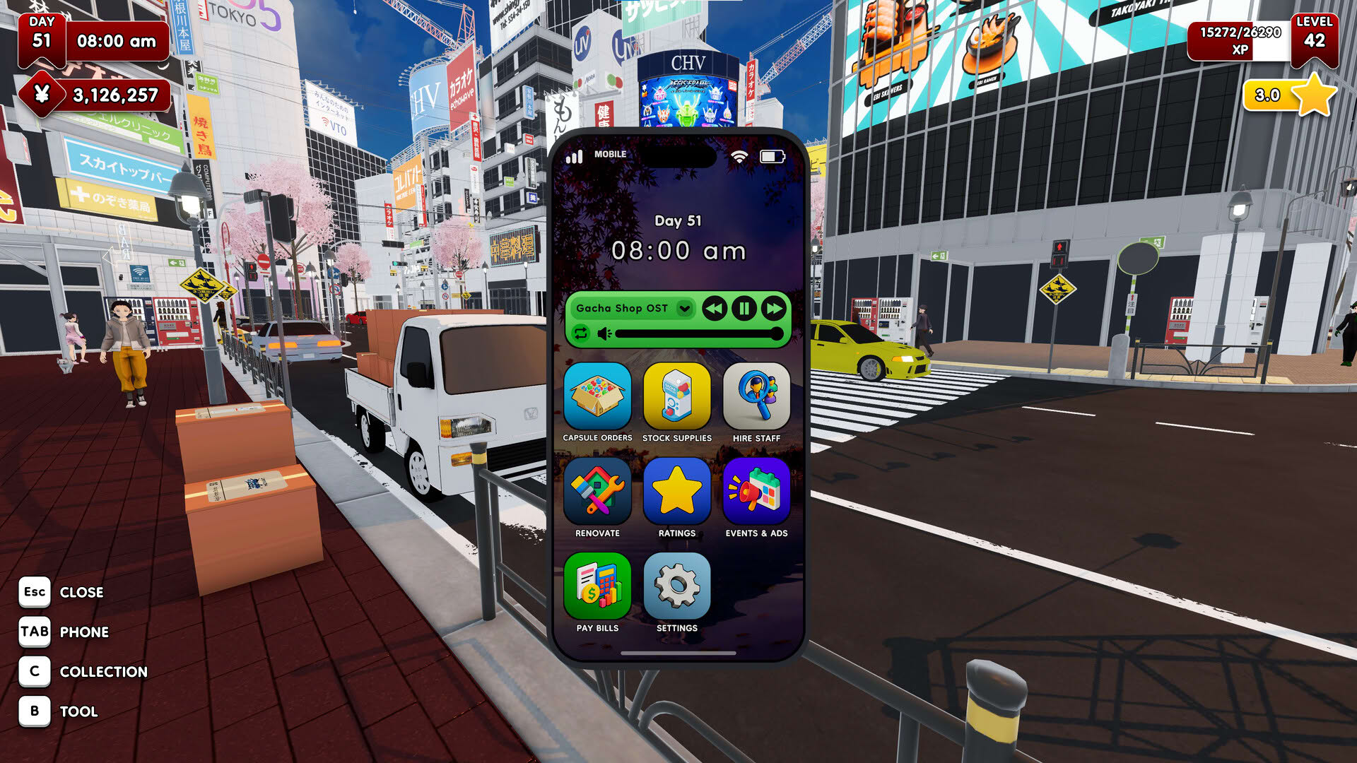 Screenshot for Gacha Capsule Shop Simulator: Akihabara