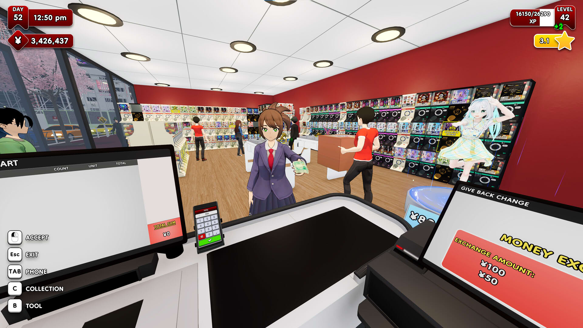 Screenshot for Gacha Capsule Shop Simulator: Akihabara