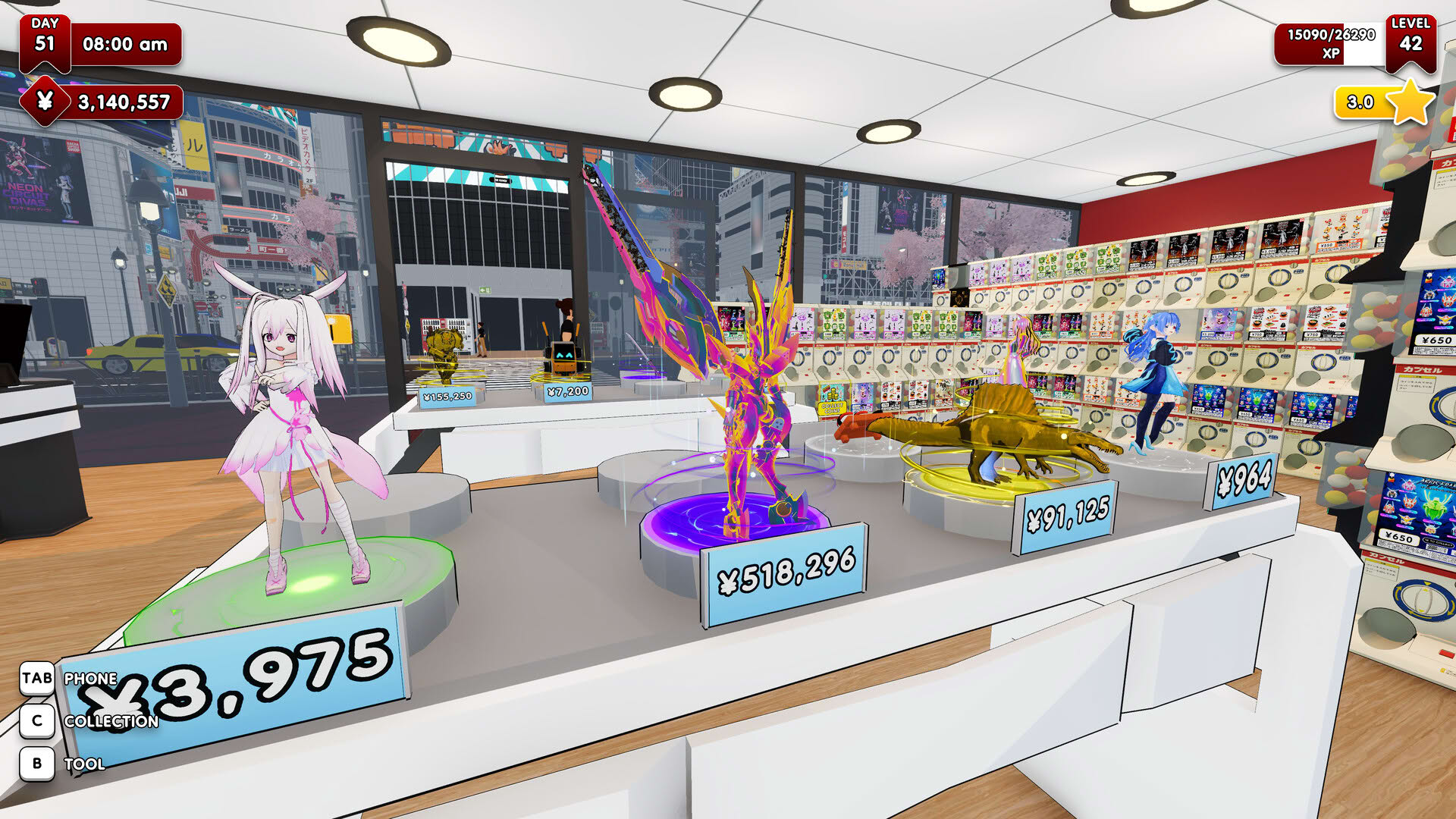 Screenshot for Gacha Capsule Shop Simulator: Akihabara