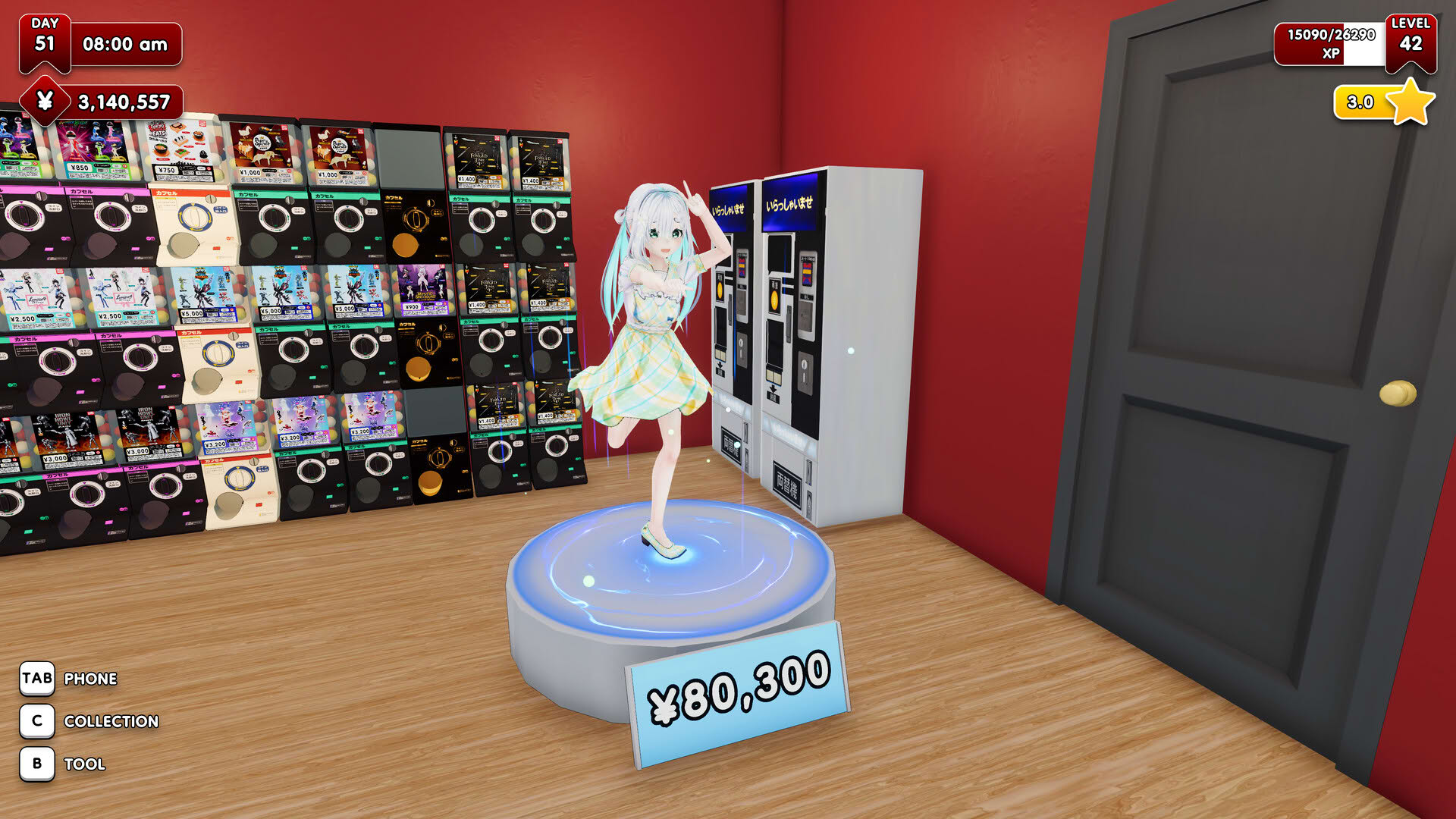 Screenshot for Gacha Capsule Shop Simulator: Akihabara
