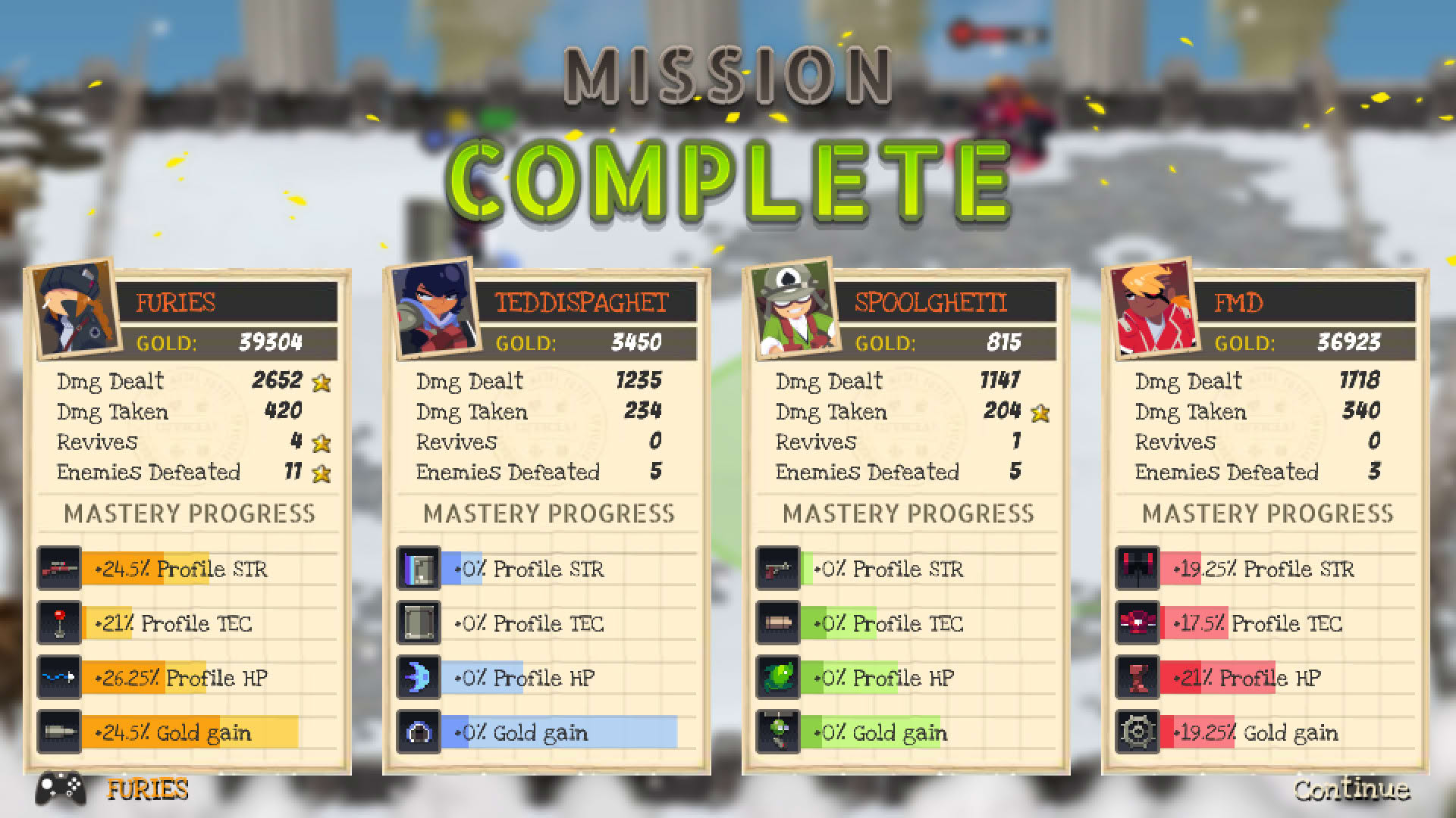 Screenshot for Full Metal Furies