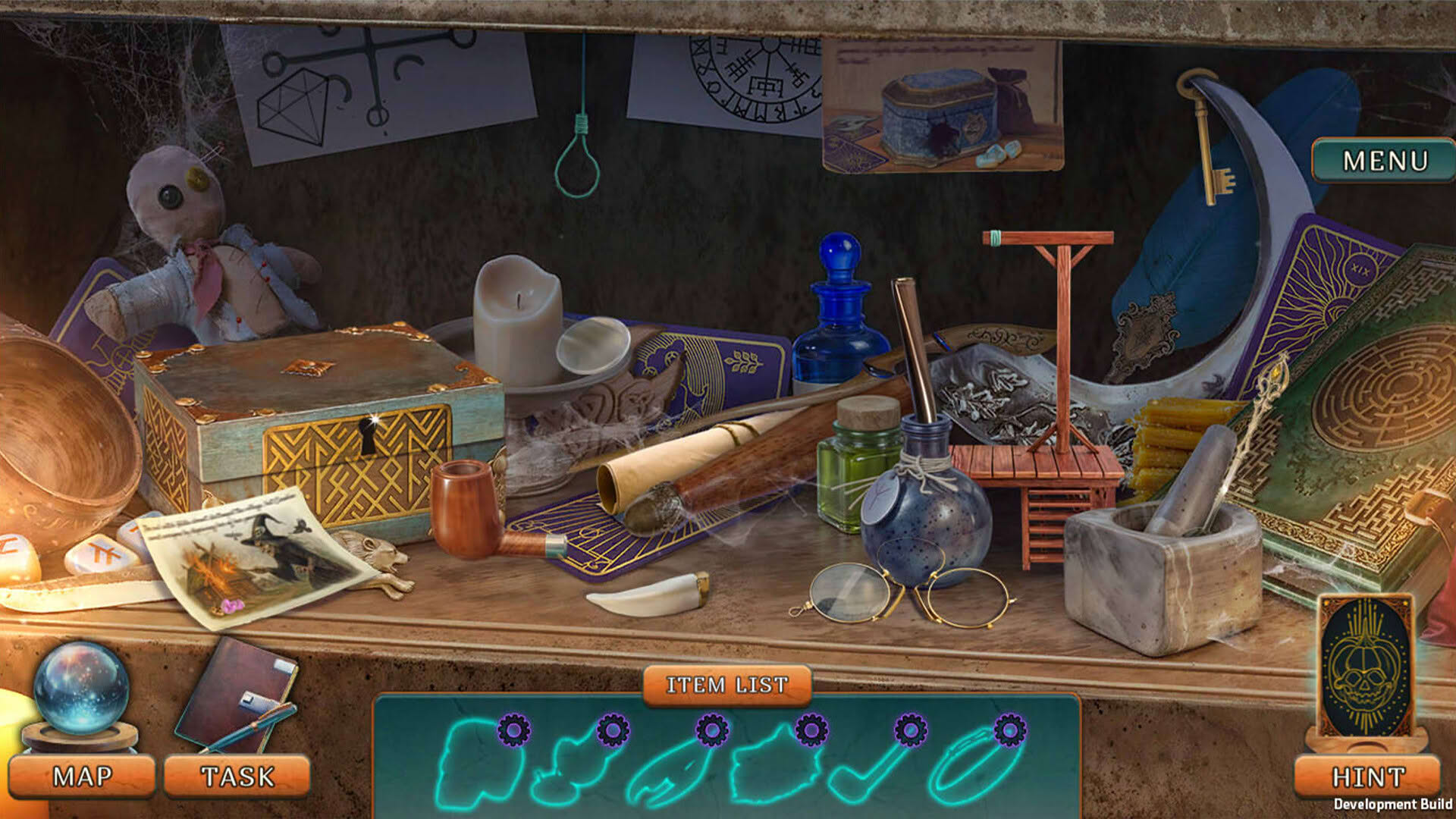 Screenshot for Halloween Stories: The Death Card - Collector's Edition