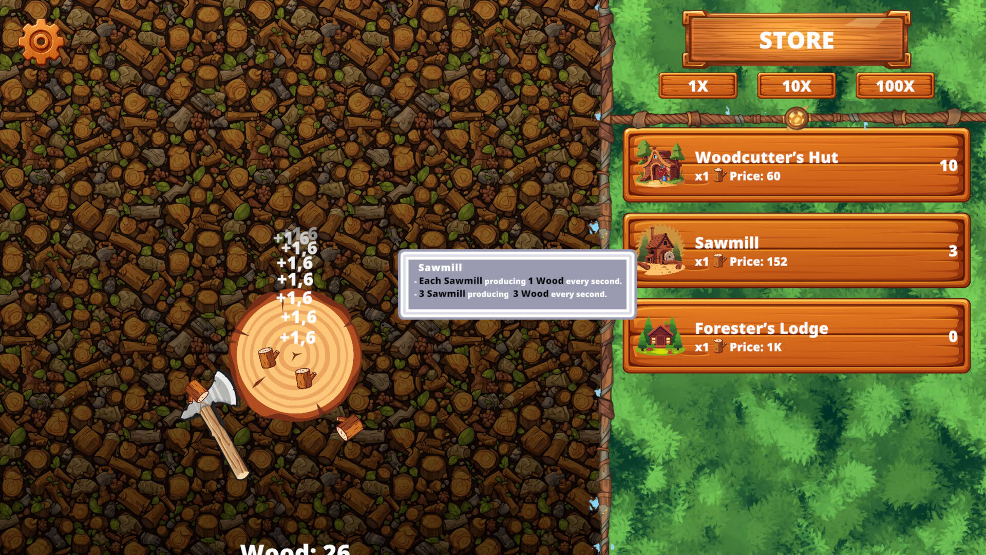 Screenshot for Wood Clicker