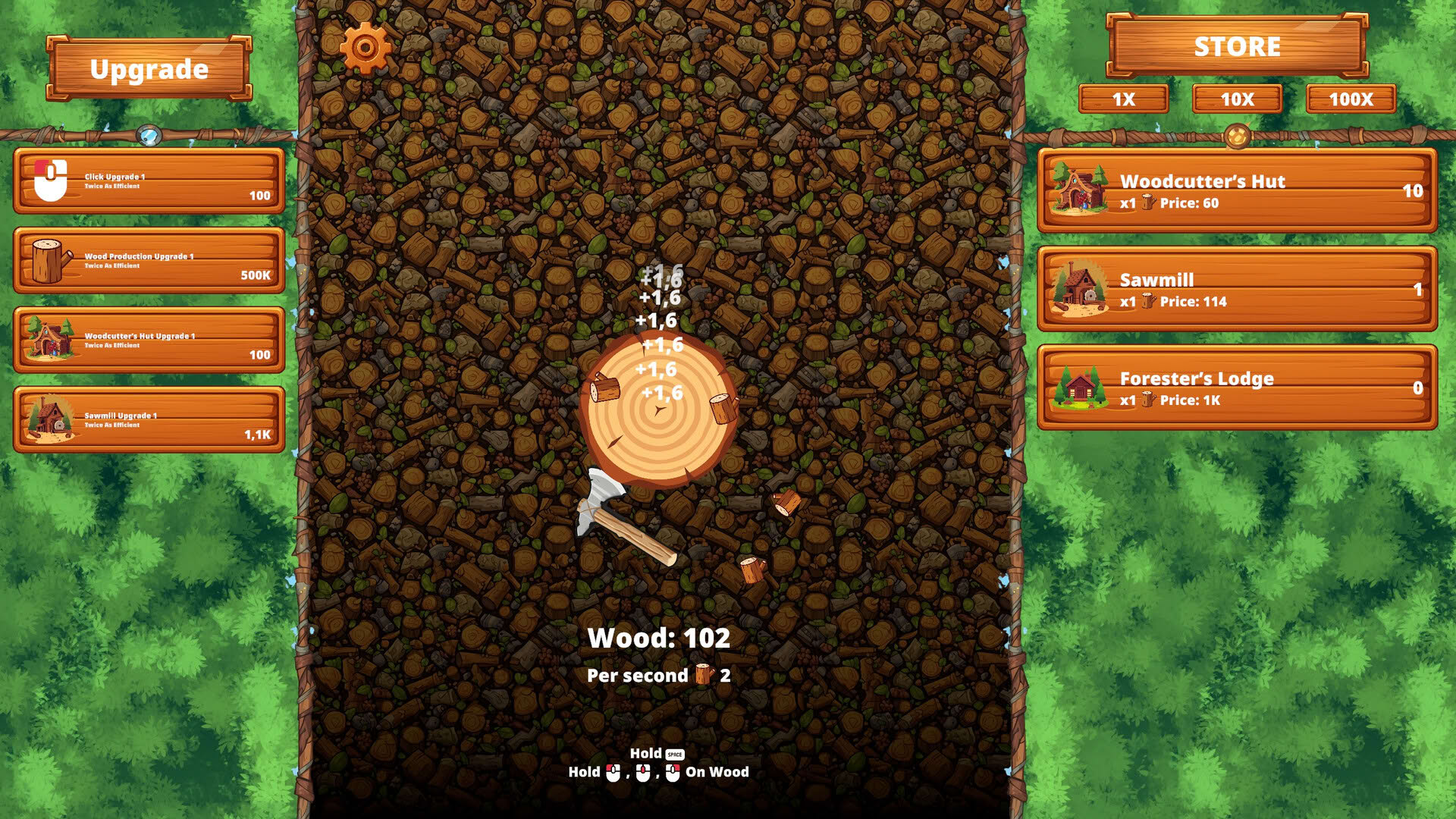 Screenshot for Wood Clicker