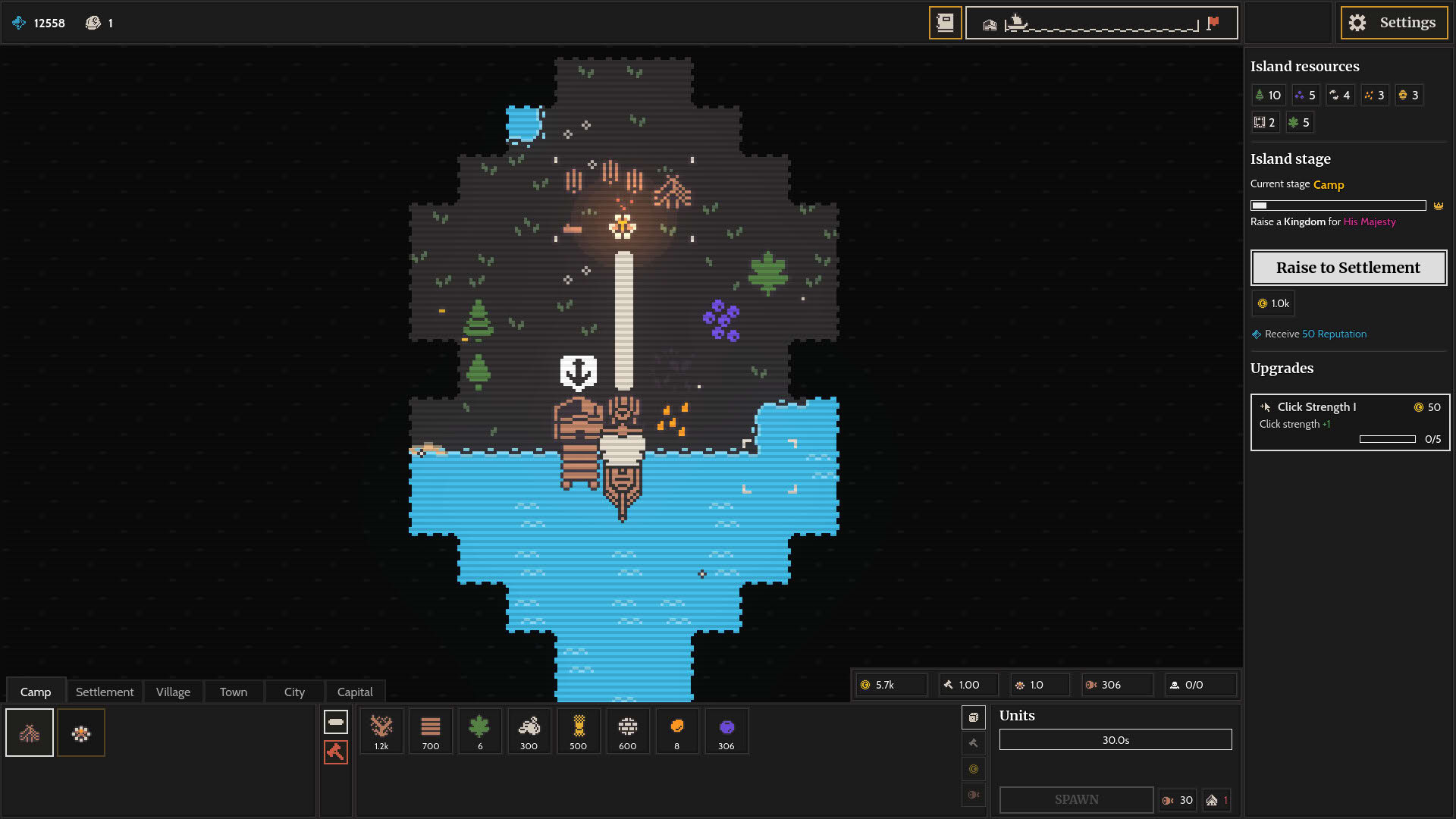 Screenshot for Clicky Islands