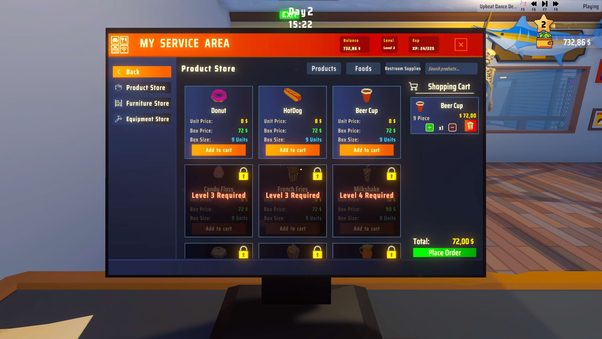 Screenshot for Service Area Simulator