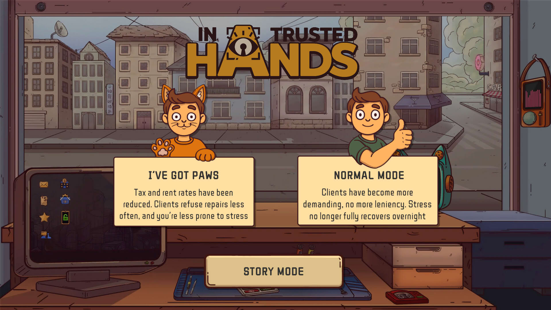 Screenshot for In Trusted Hands
