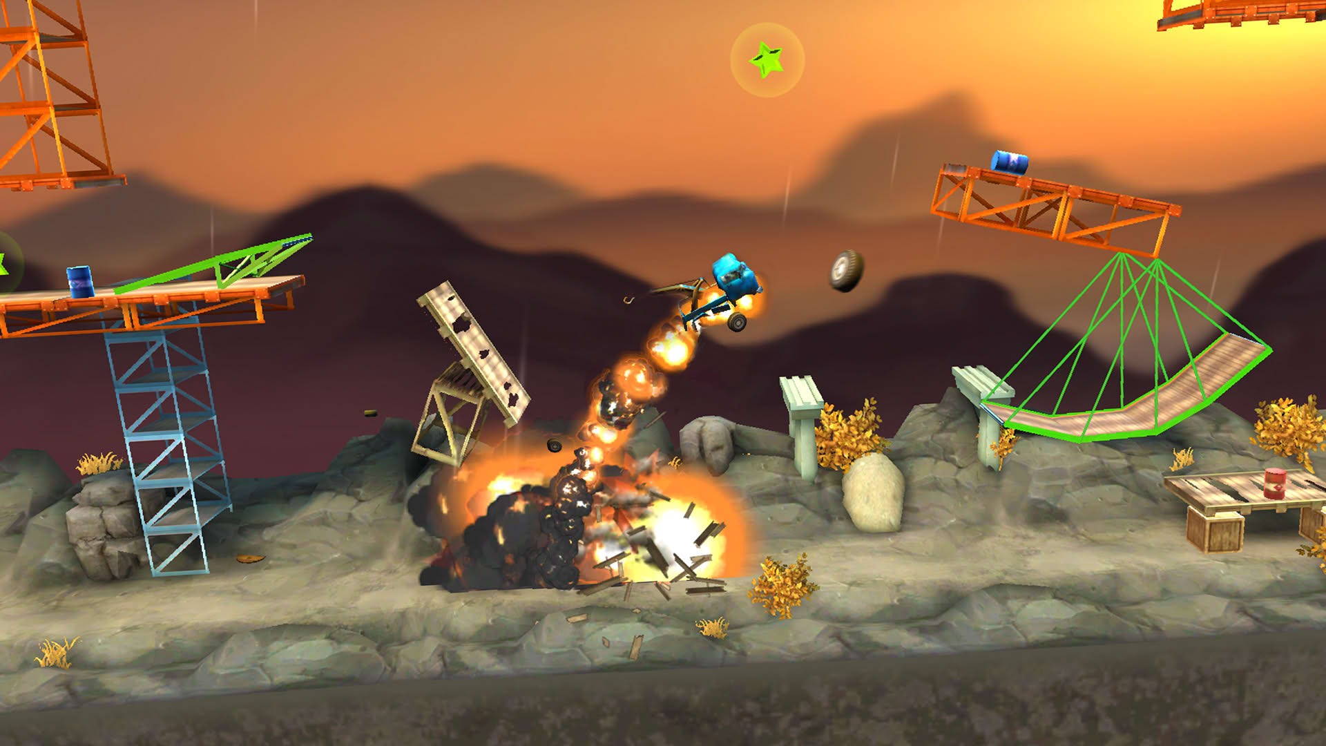 Screenshot for Bridge Constructor: Stunts