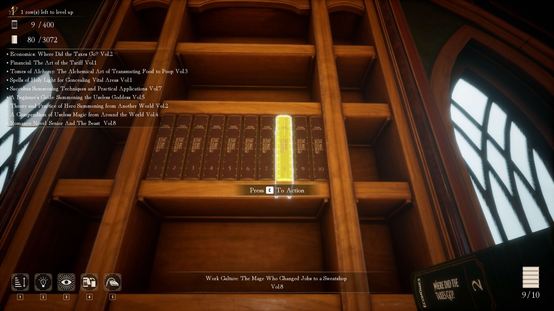 Screenshot for Librarian: Tidy Up the Arcane Library!