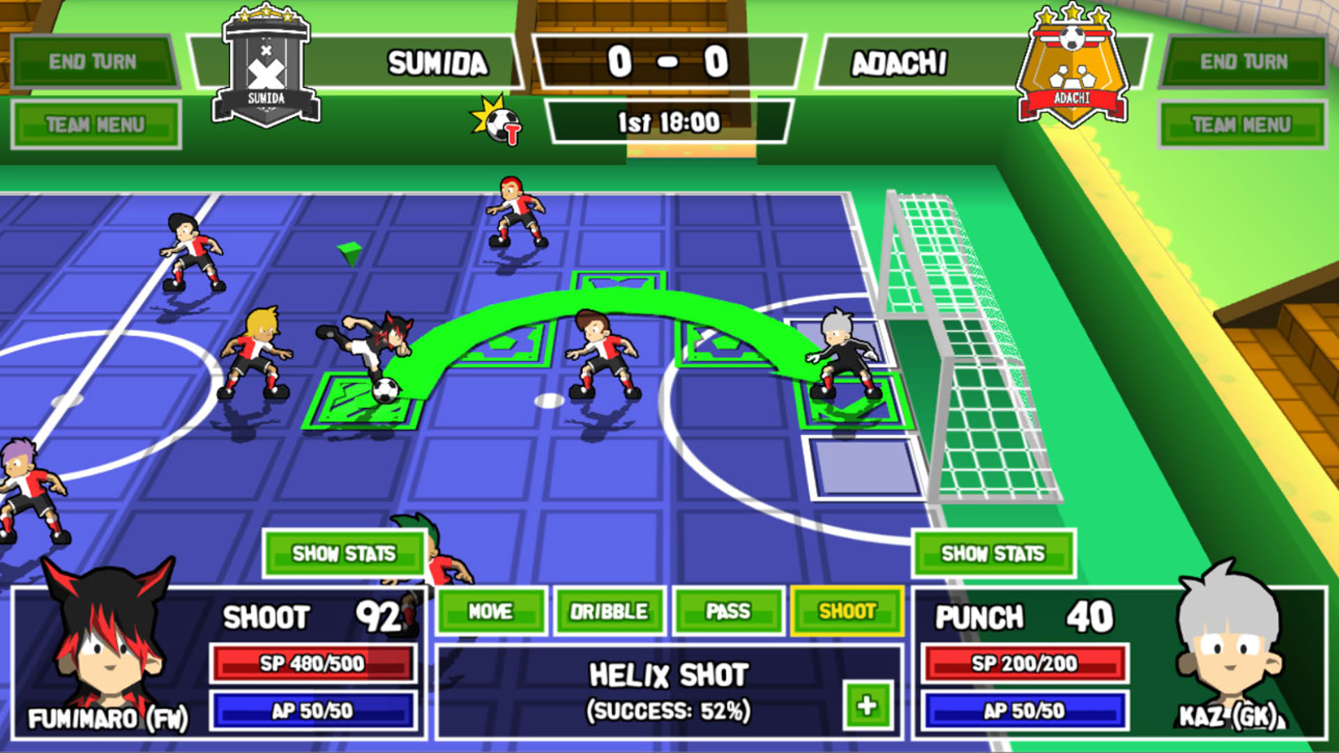Screenshot for Ganbare! Super Strikers