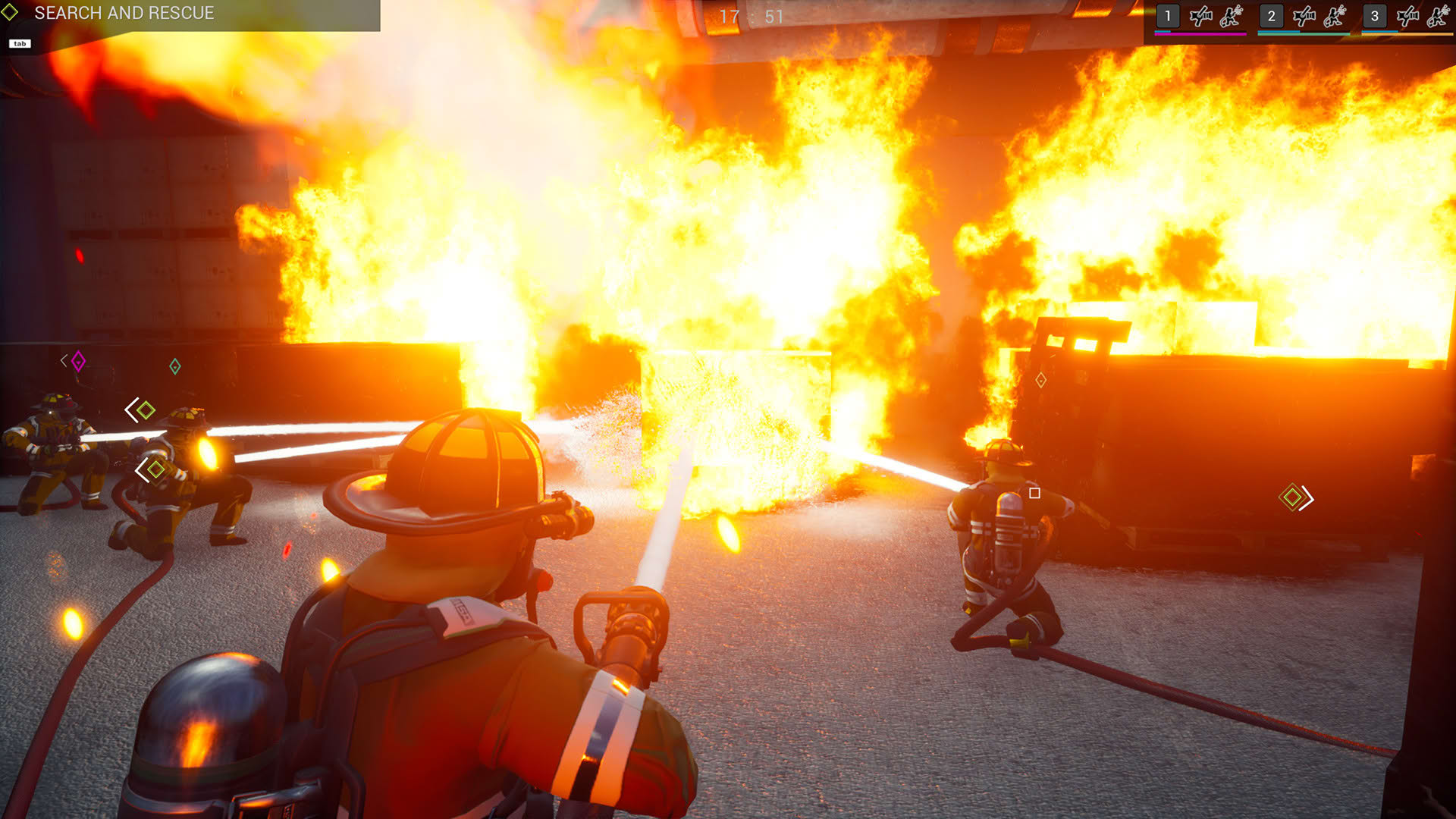Screenshot for Firefighting Simulator
